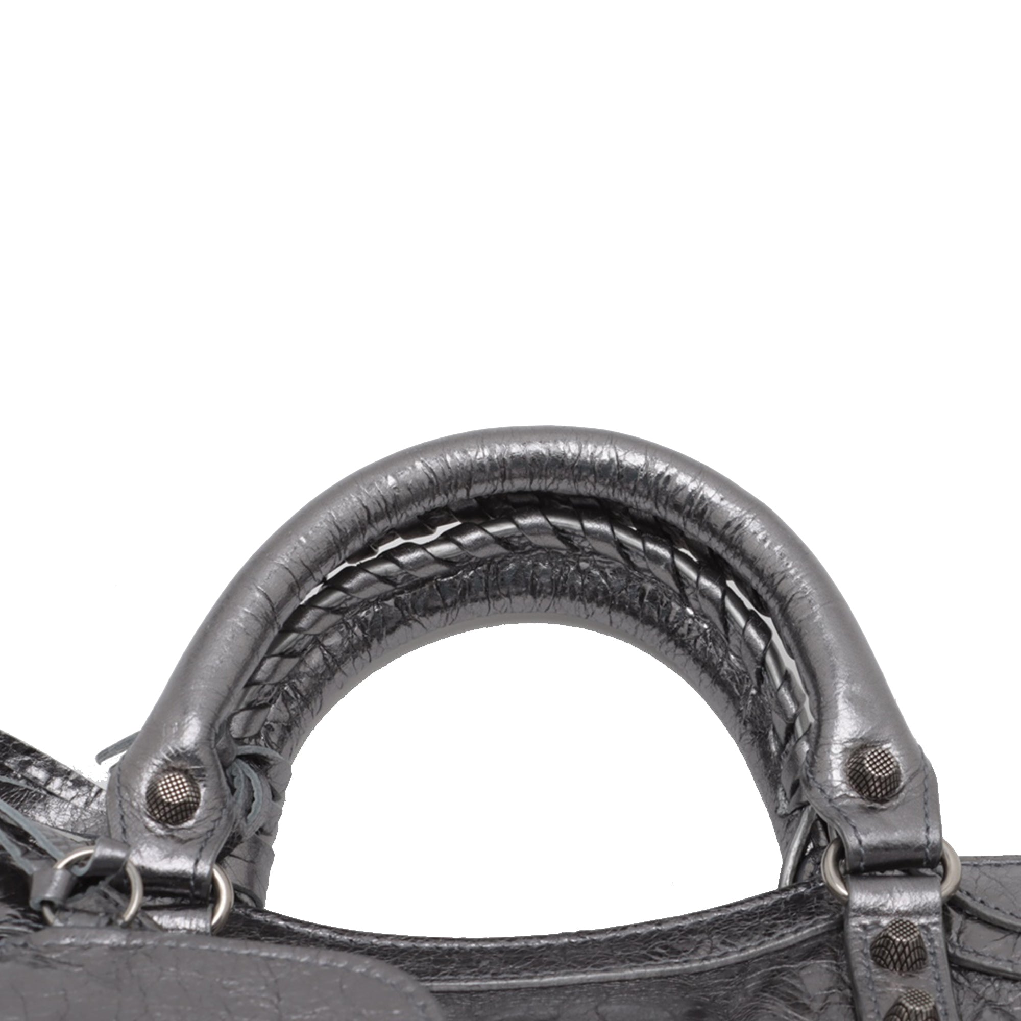 Balenciaga XS Metallic Lambskin Motocross Neo Cagole - image 9