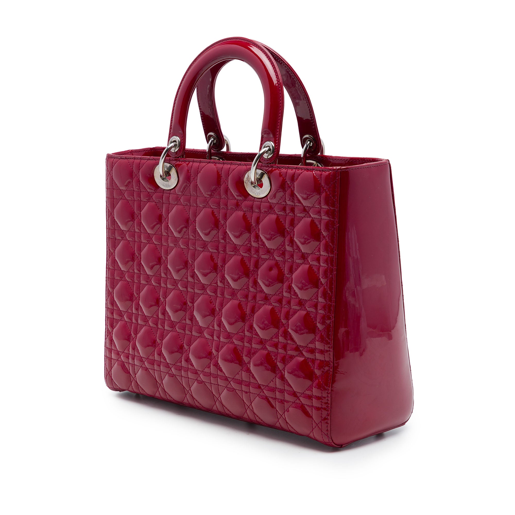 Dior Large Patent Cannage Lady Dior - image 2