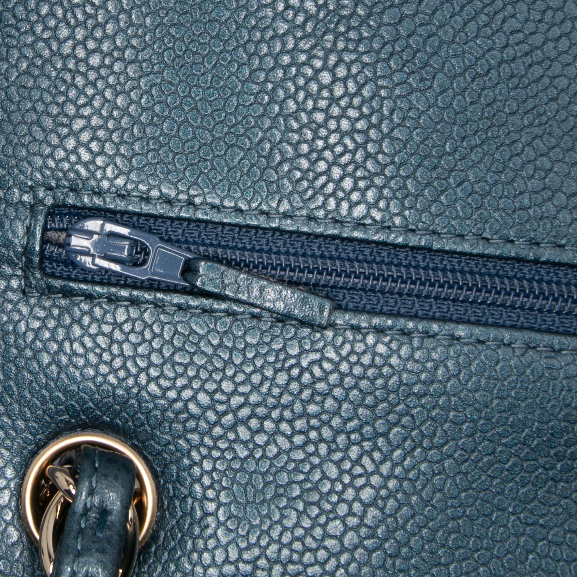 Chanel Medium Classic Iridescent Lambskin Double Flap - image 10