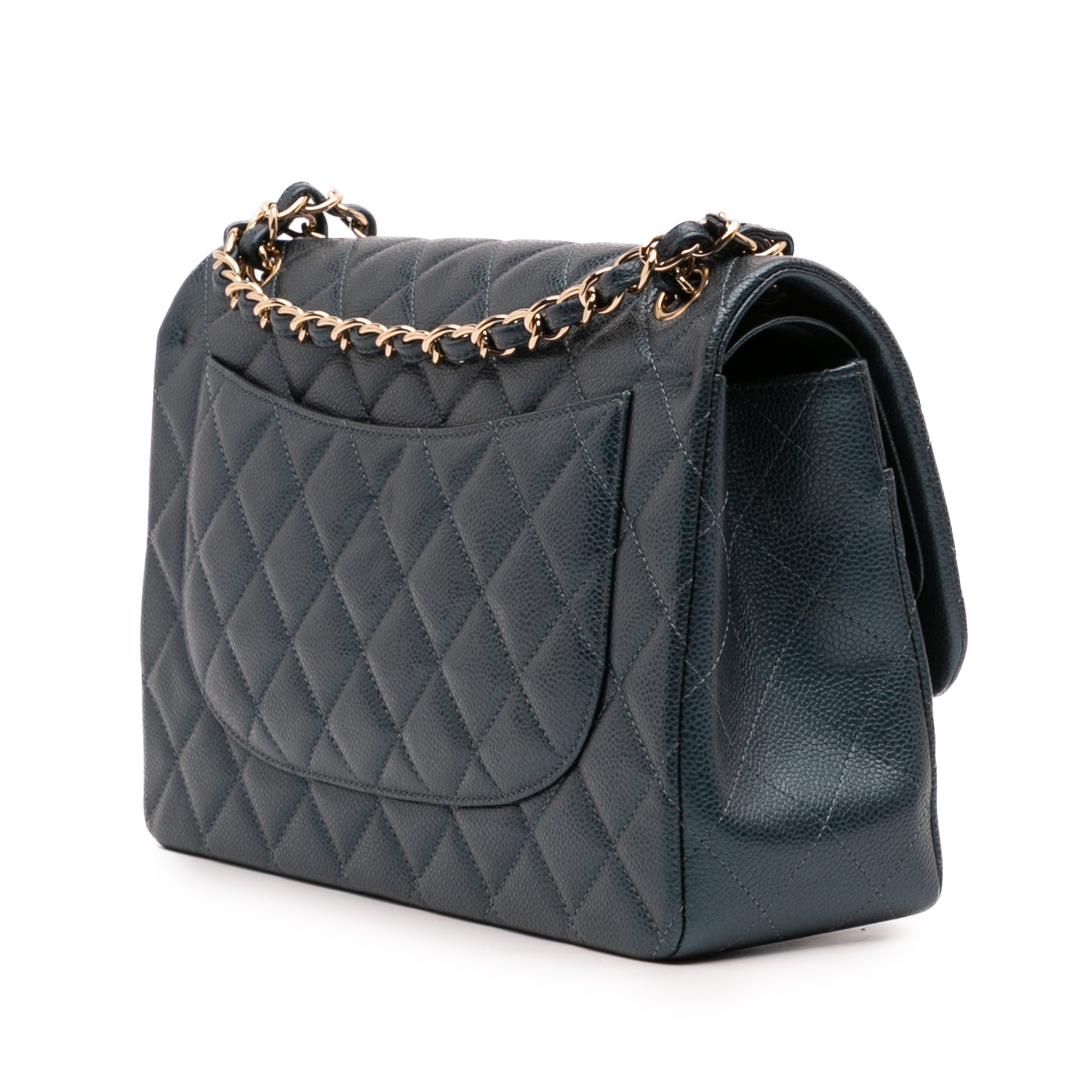 Chanel Medium Classic Iridescent Lambskin Double Flap - image 2