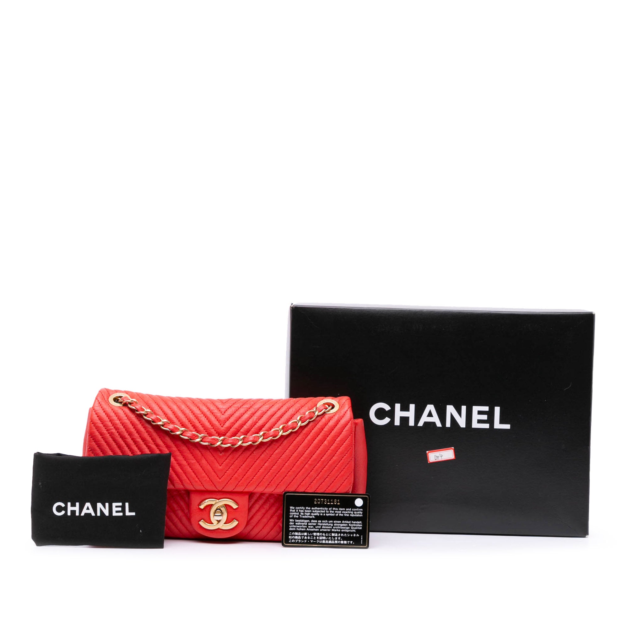 Chanel Medium Chevron Wrinkled Calfskin Medallion Charm Flap - image 10