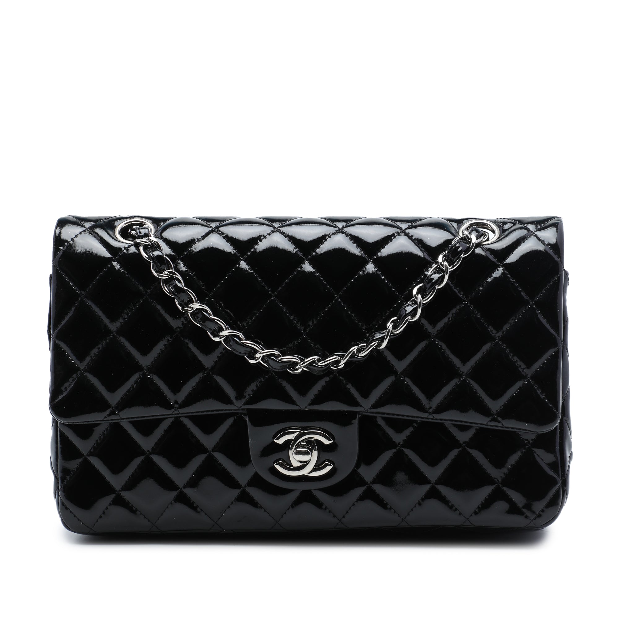 Chanel Medium Classic Patent Double Flap - image 1