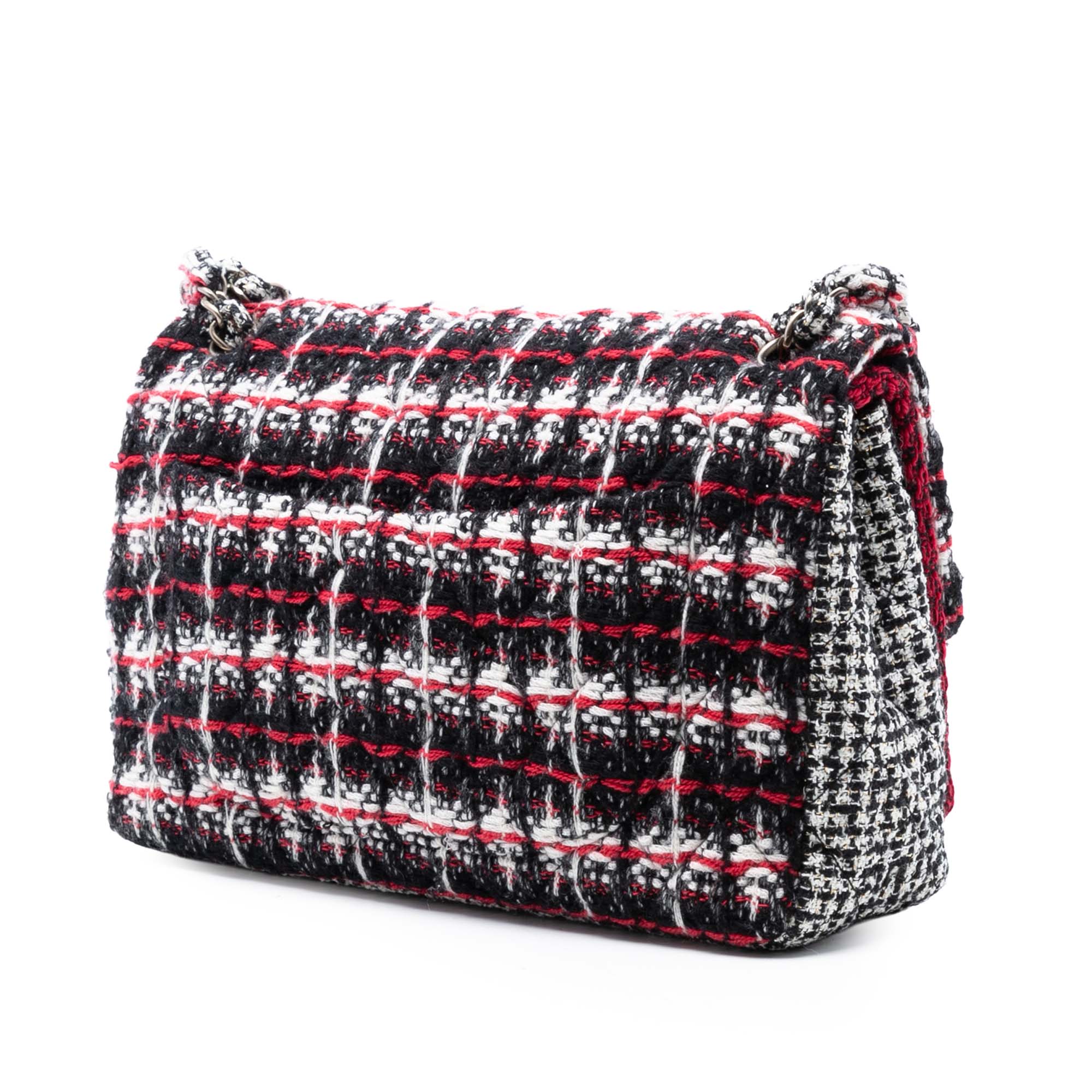Chanel Medium CC Tweed Multi Print Double Flap - image 2