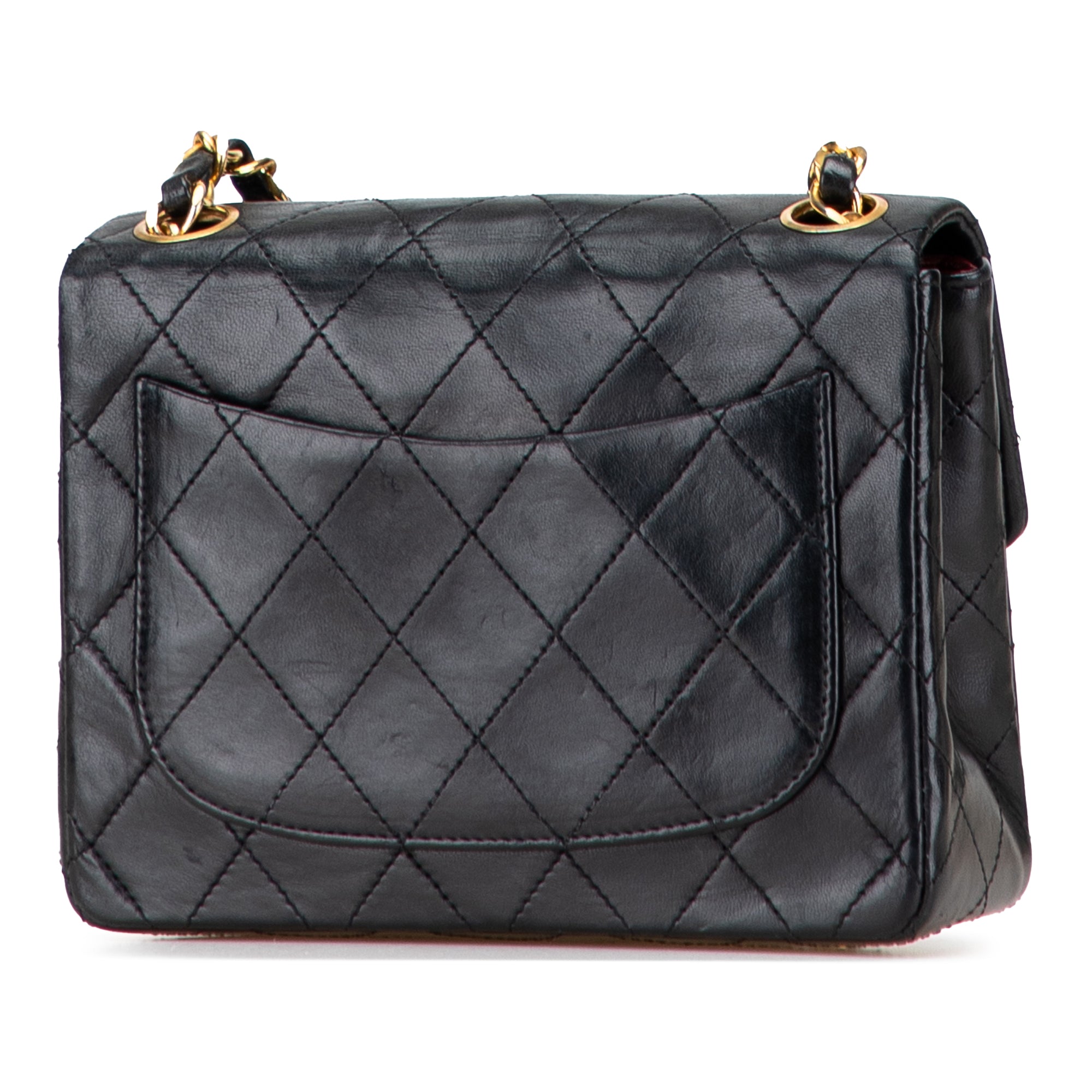 Chanel Mini Square Classic Lambskin Single Flap - image 2