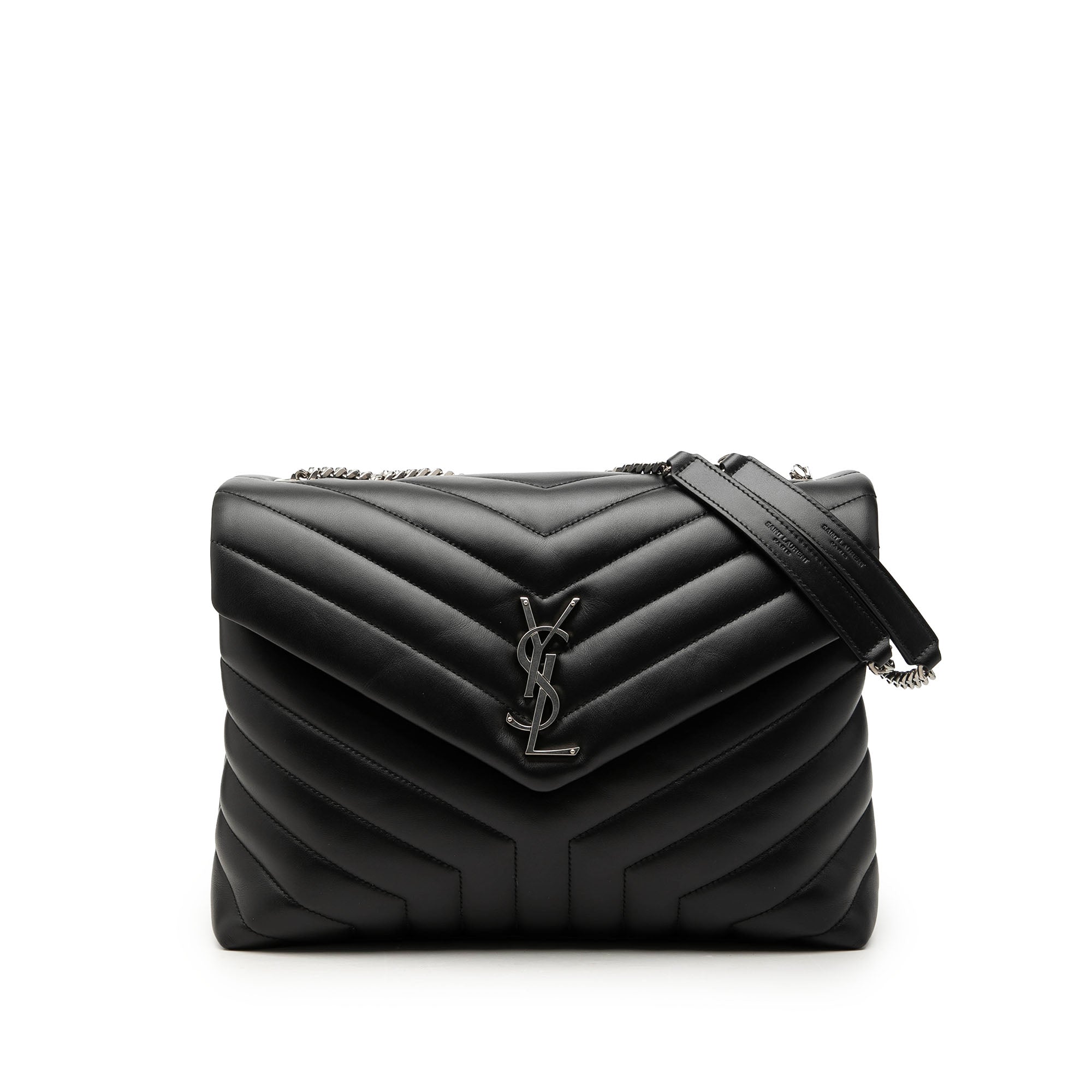 Saint Laurent Medium Matelasse Calfskin Monogram LouLou Shoulder Bag - image 1