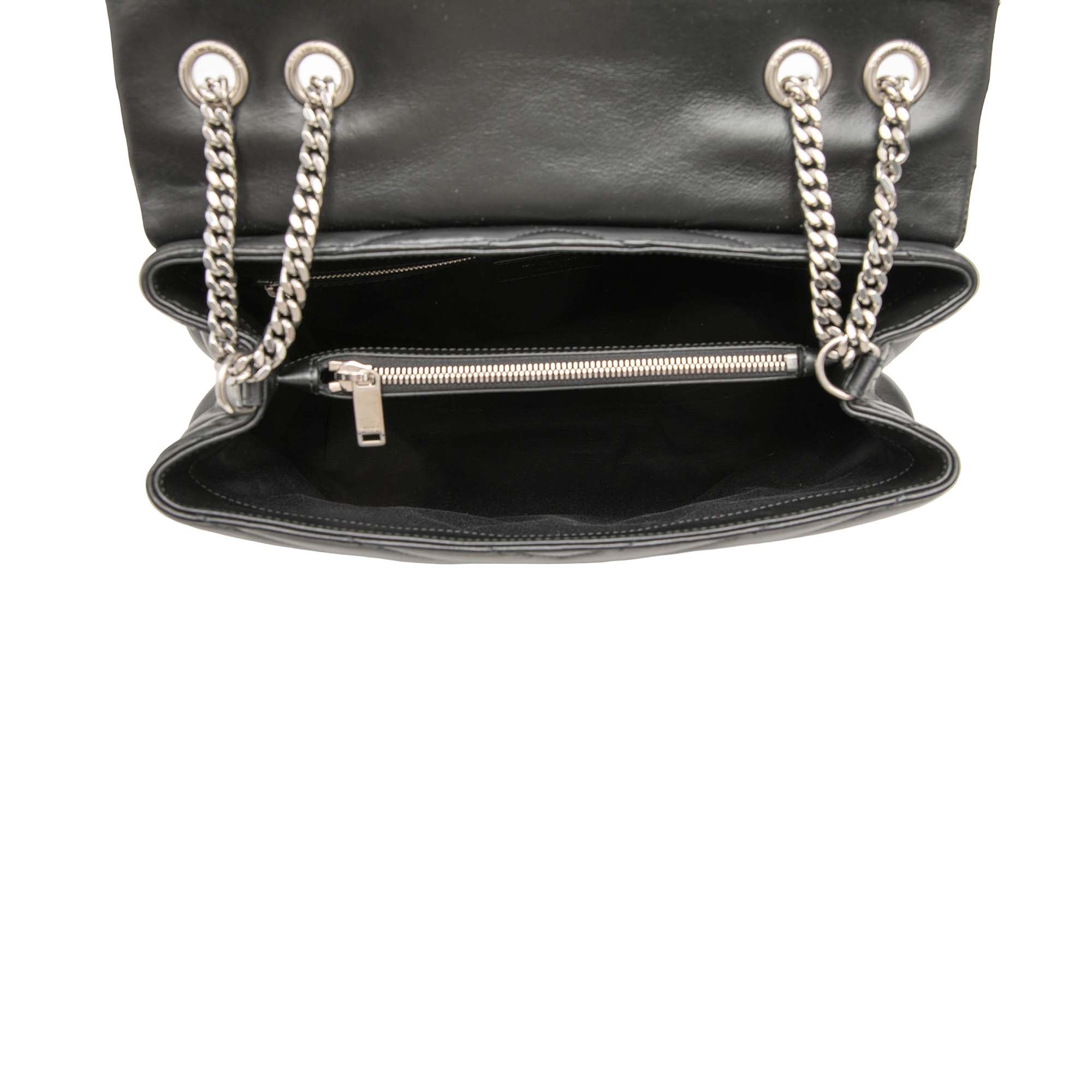 Saint Laurent Medium Matelasse Calfskin Monogram LouLou Shoulder Bag - image 4