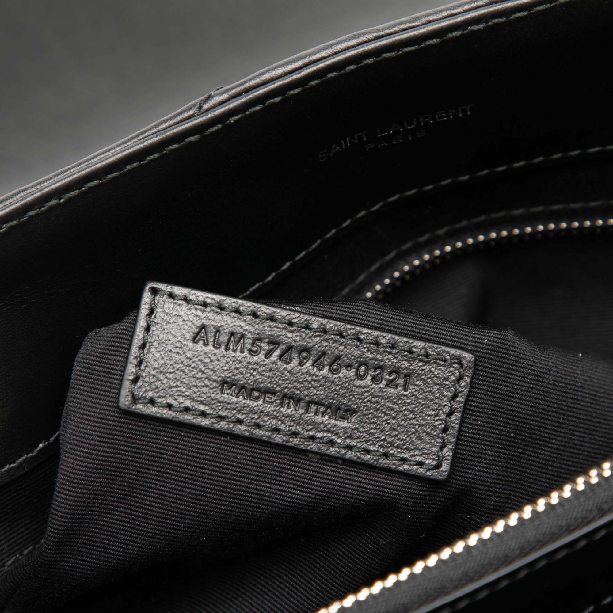 Saint Laurent Medium Matelasse Calfskin Monogram LouLou Shoulder Bag - image 5