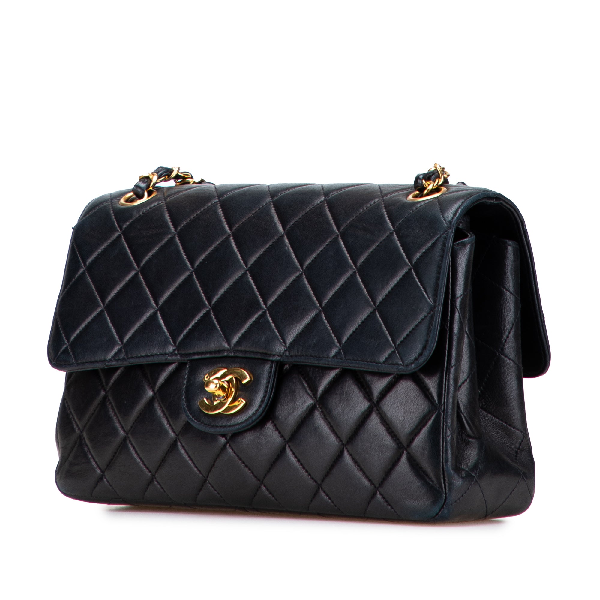 Chanel Medium Quilted Lambskin Double Sided Flap - image 2