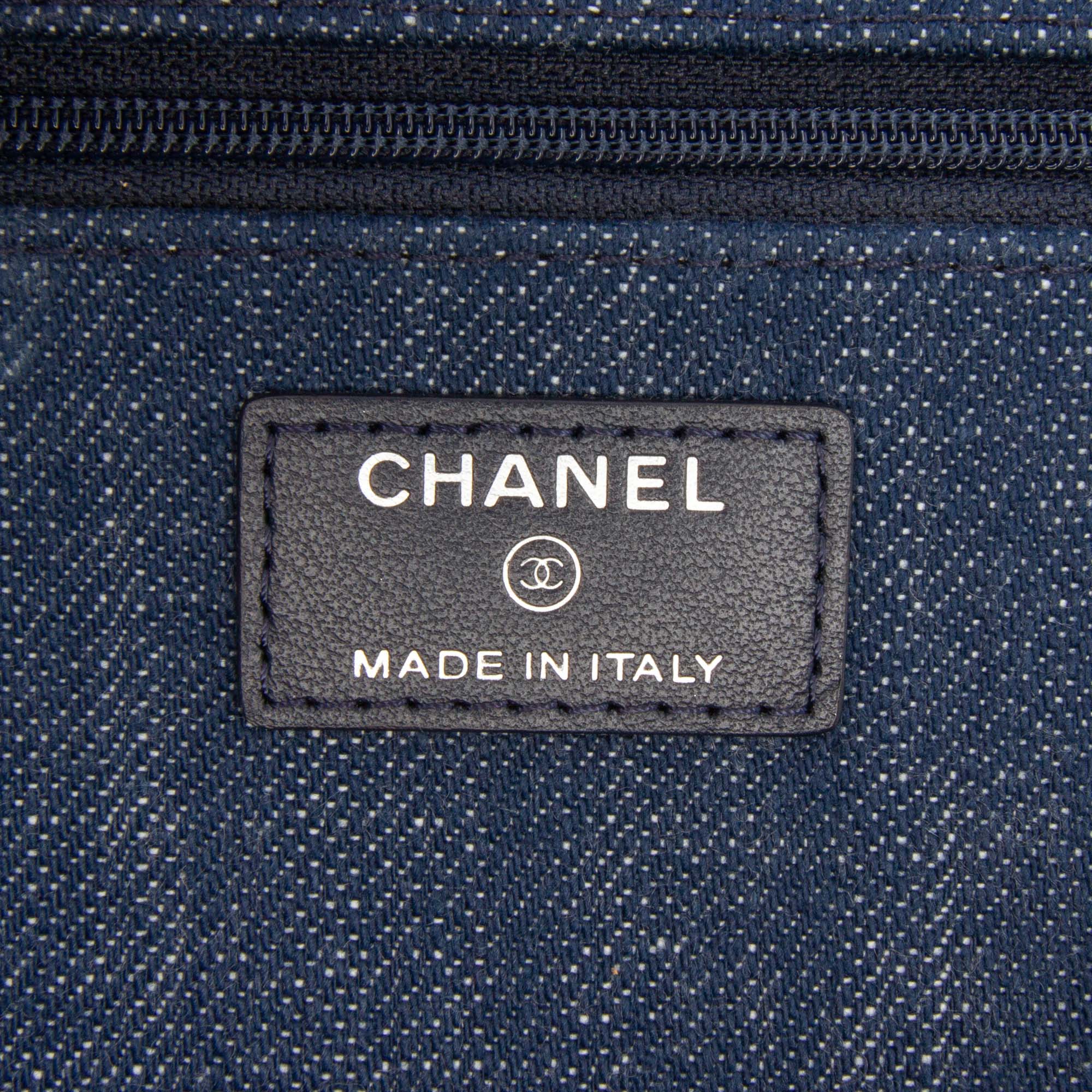 Chanel Denim and Velvet Wallet On Chain - image 5