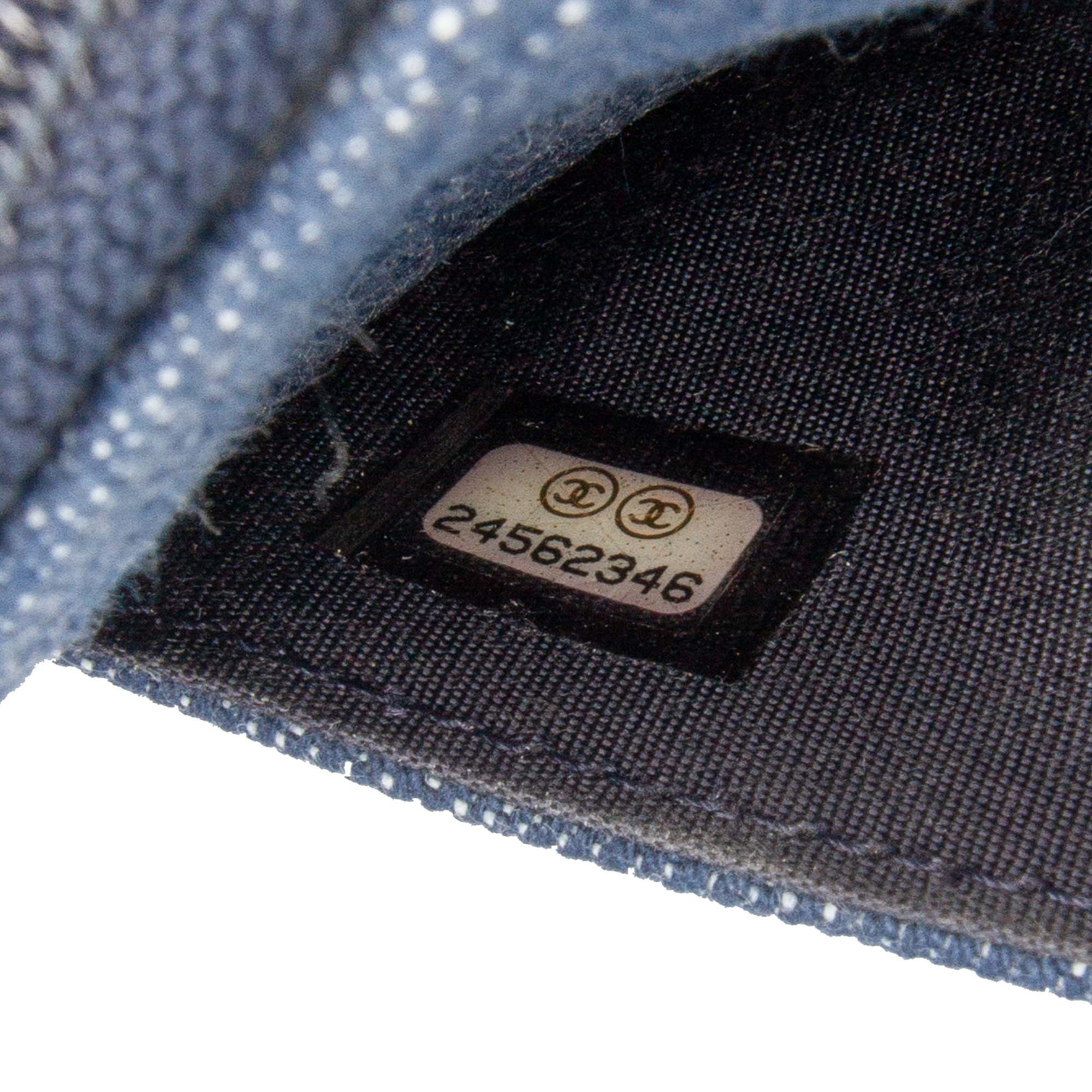 Chanel Denim and Velvet Wallet On Chain - image 6