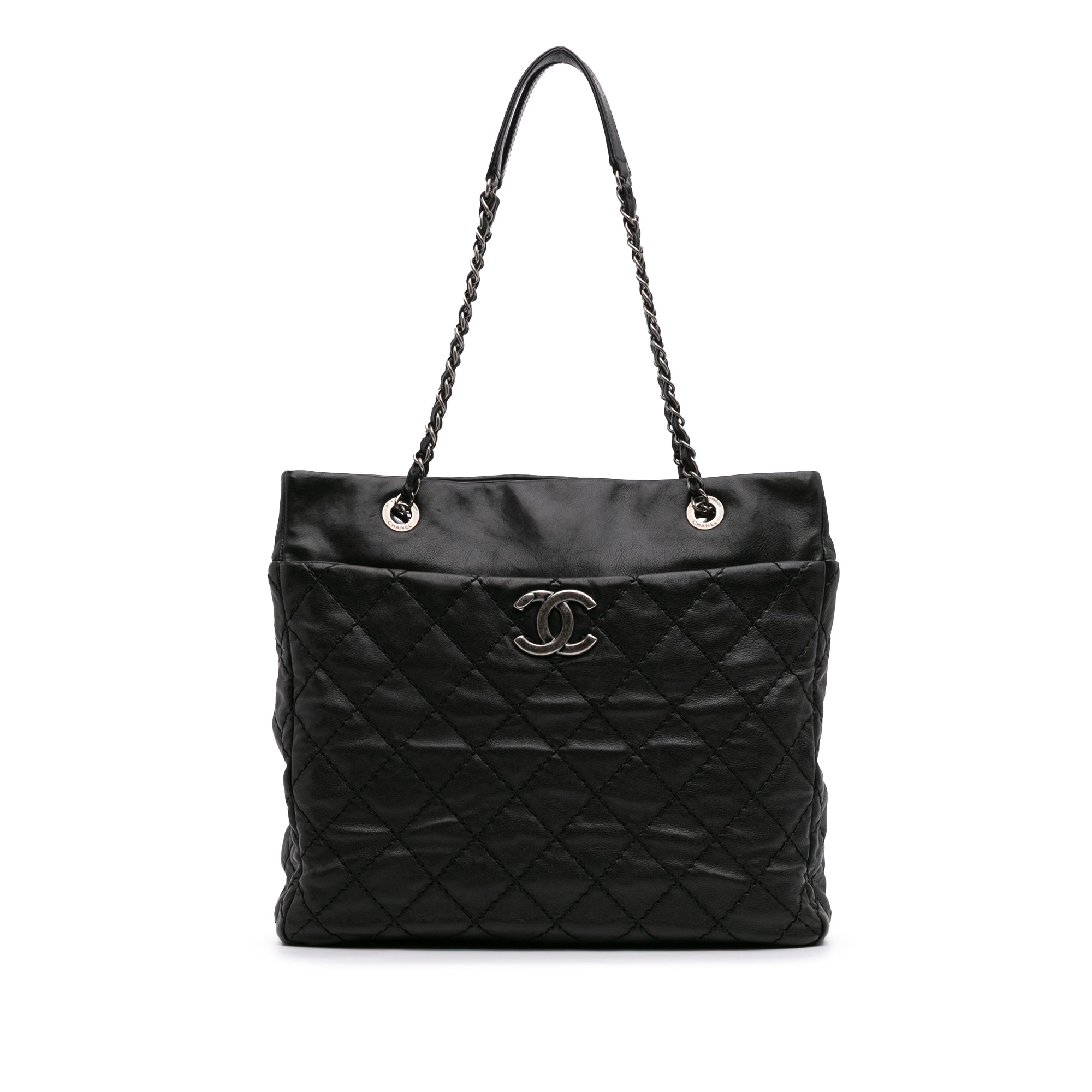Chanel Large Quilted Calfskin Stitch It Tote - image 1