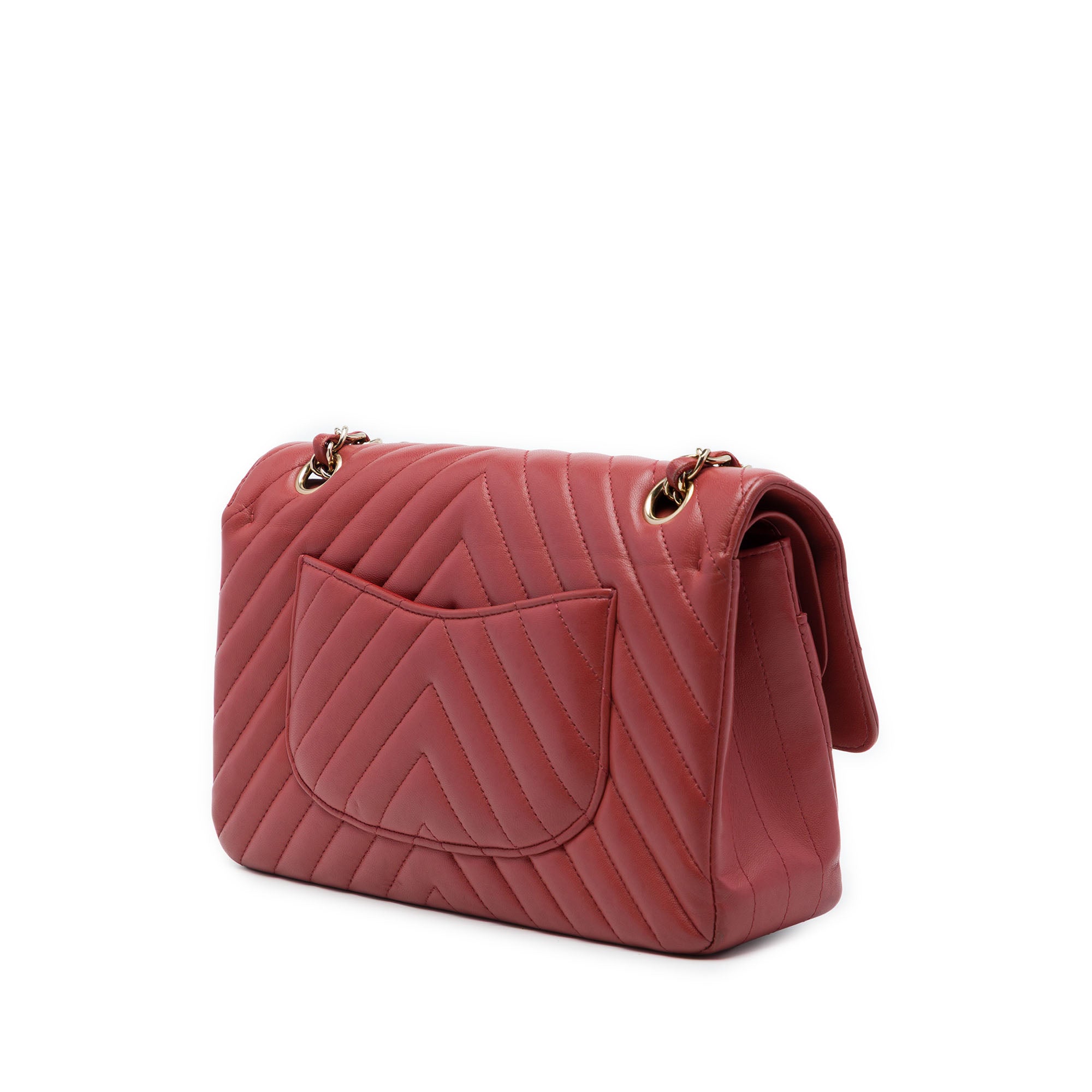 Chanel Medium Classic Chevron Lambskin Double Flap - image 2