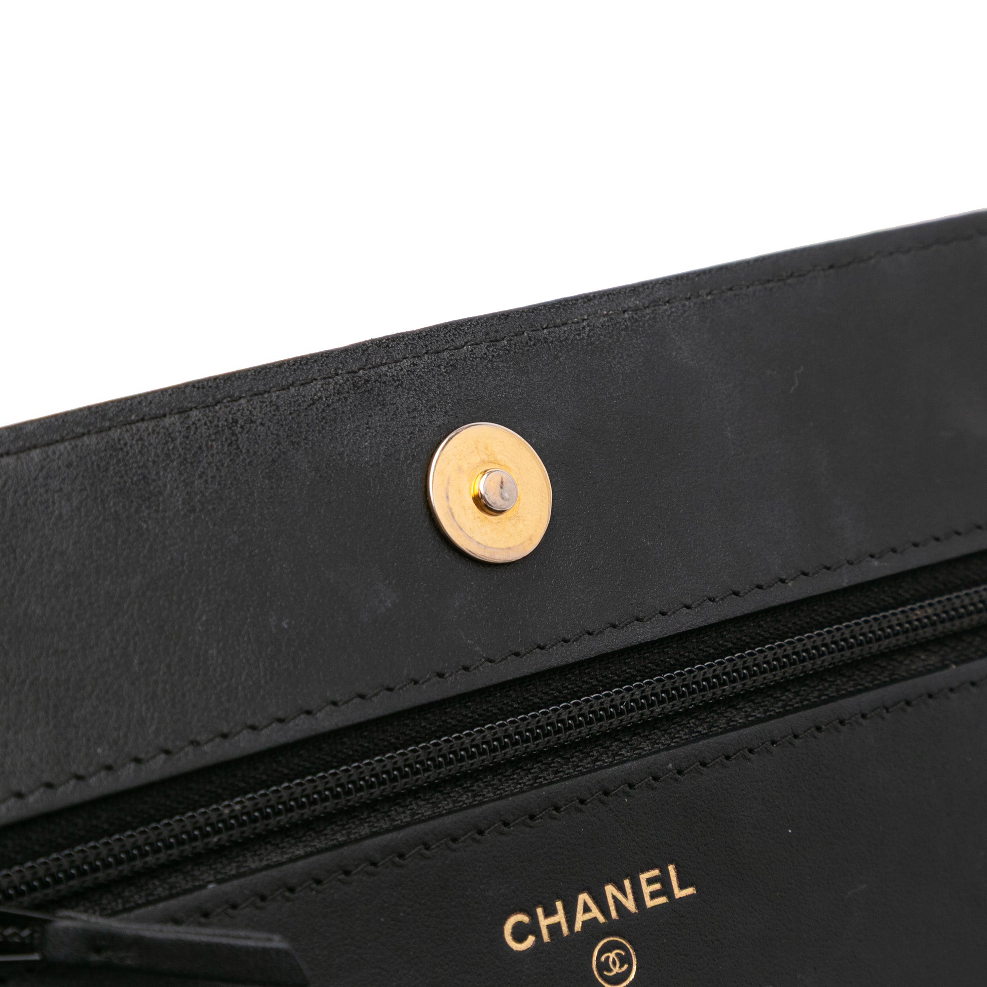 Chanel Quilted Caviar Boy Wallet on Chain - image 8