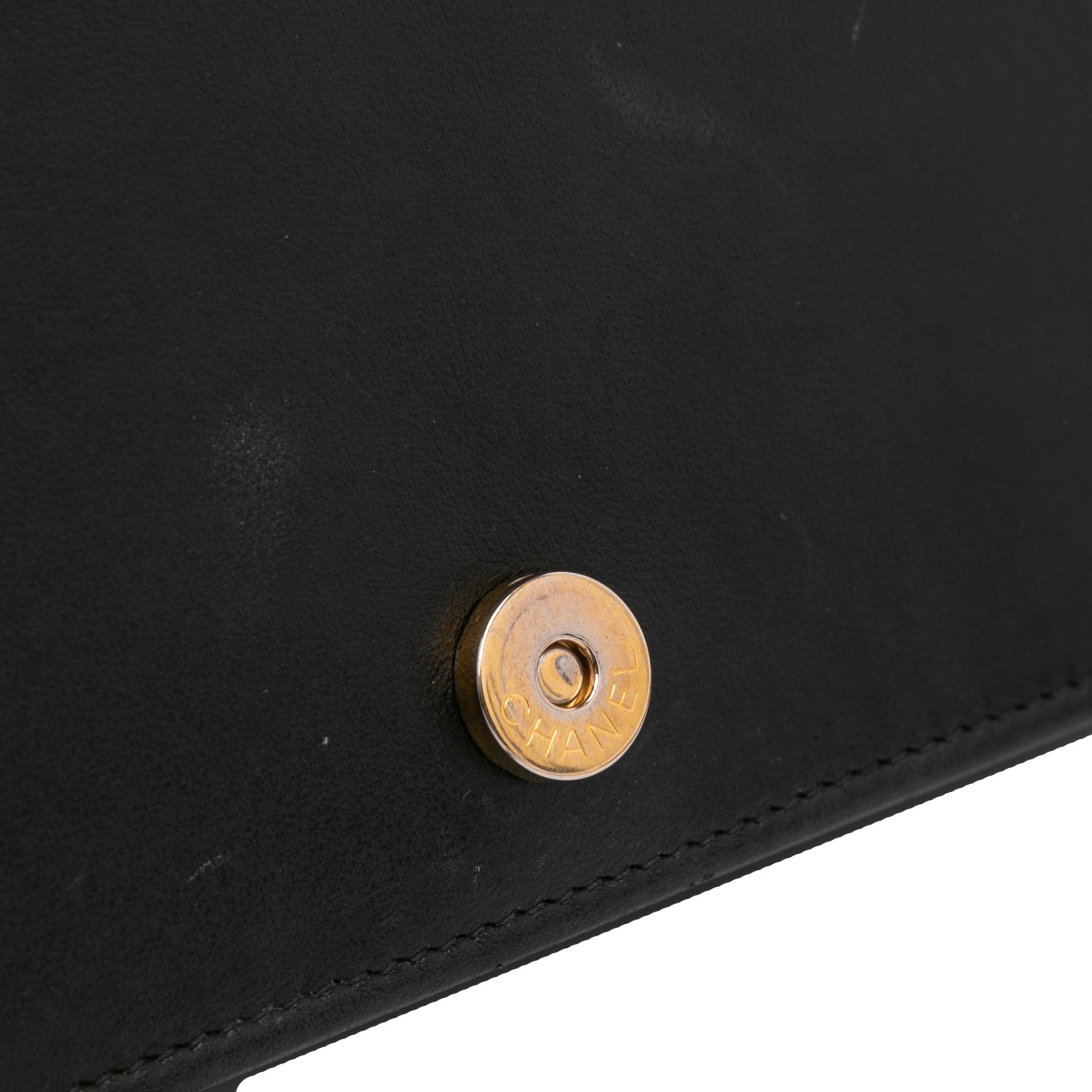 Chanel Quilted Caviar Boy Wallet on Chain - image 9