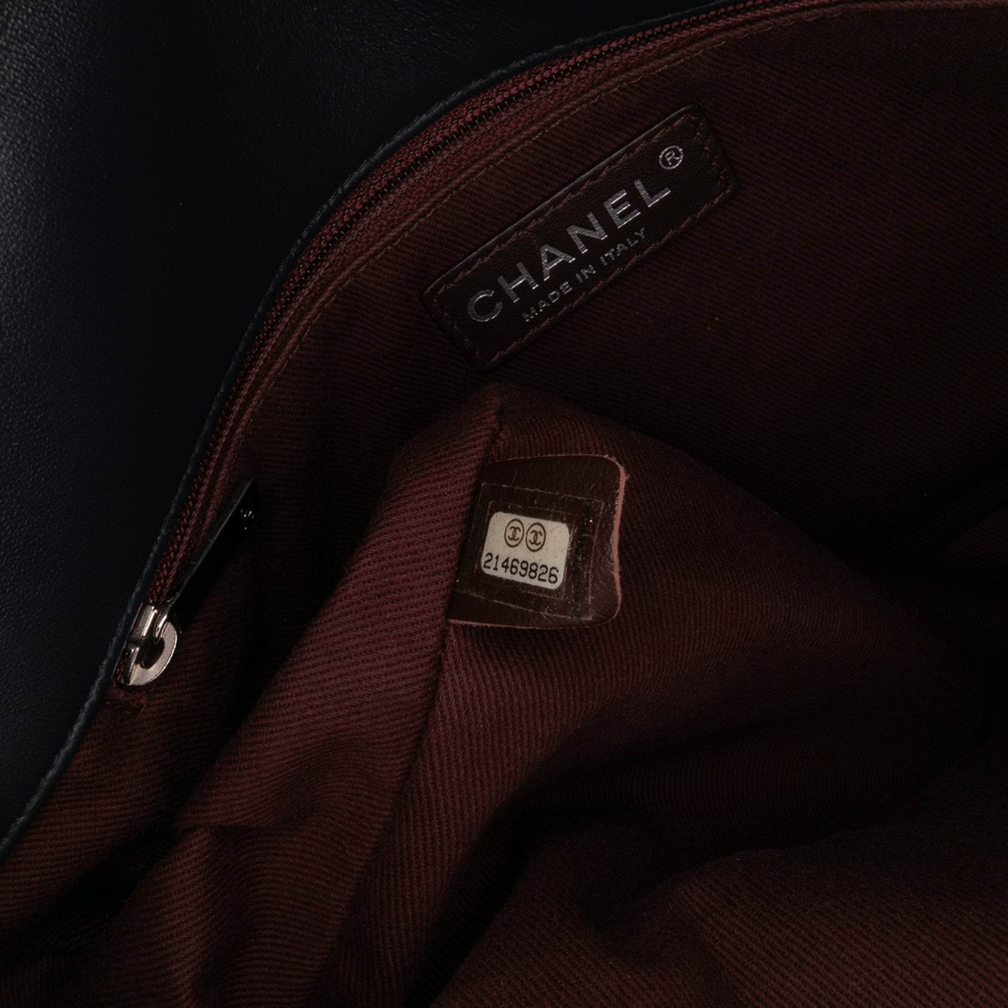 Chanel Jumbo Double Stitch Chevron Lambskin Single Flap - image 6
