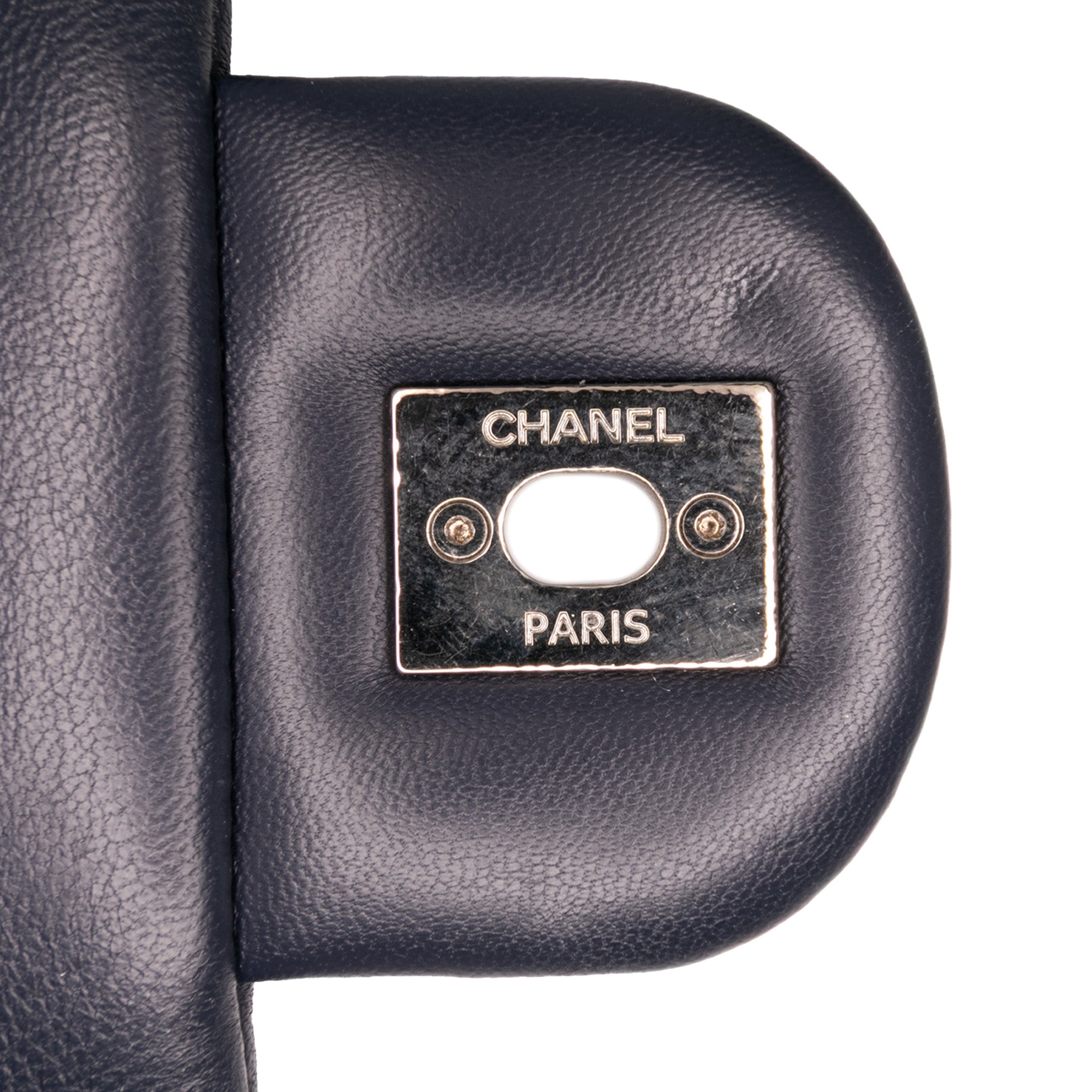Chanel Jumbo Double Stitch Chevron Lambskin Single Flap - image 7