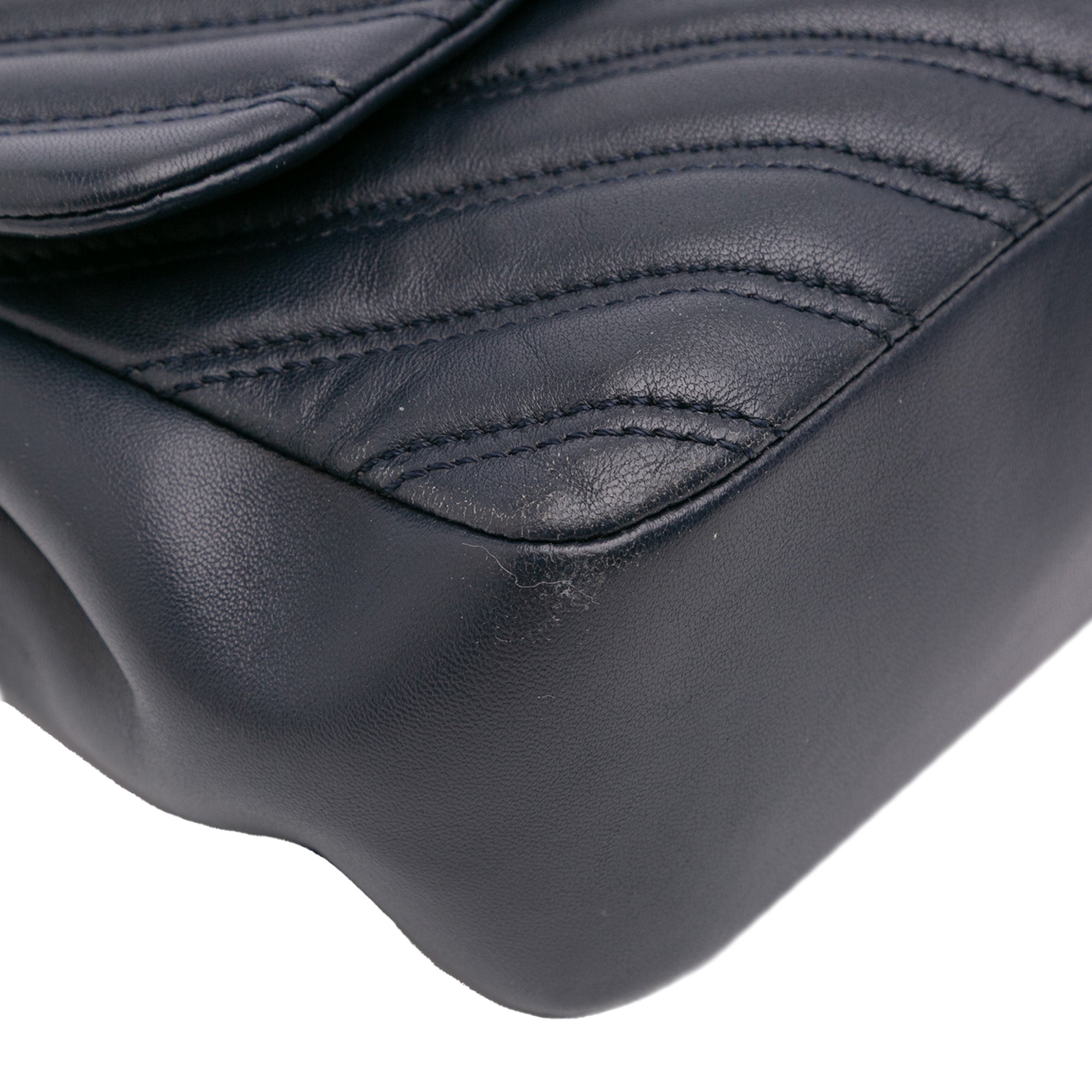 Chanel Jumbo Double Stitch Chevron Lambskin Single Flap - image 8