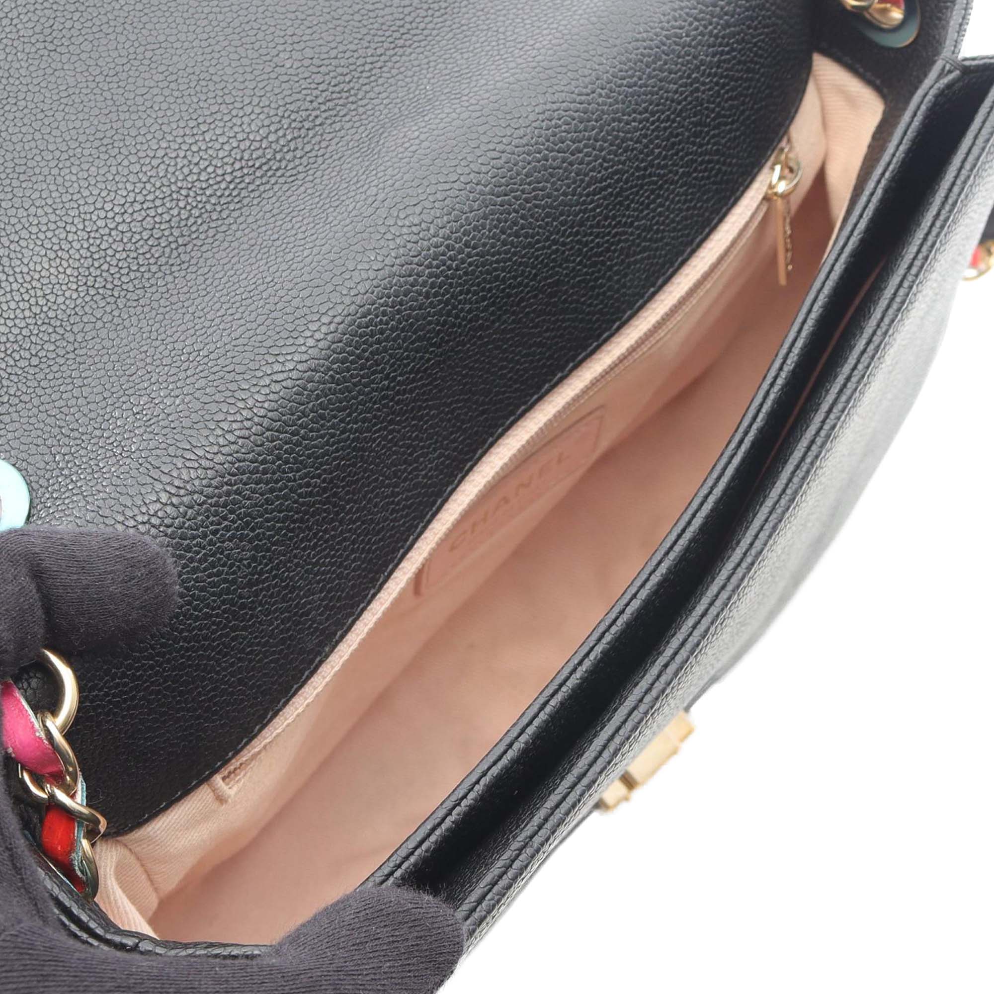 Chanel Paris Cuba Medium Caviar Thread Around Flap - image 4
