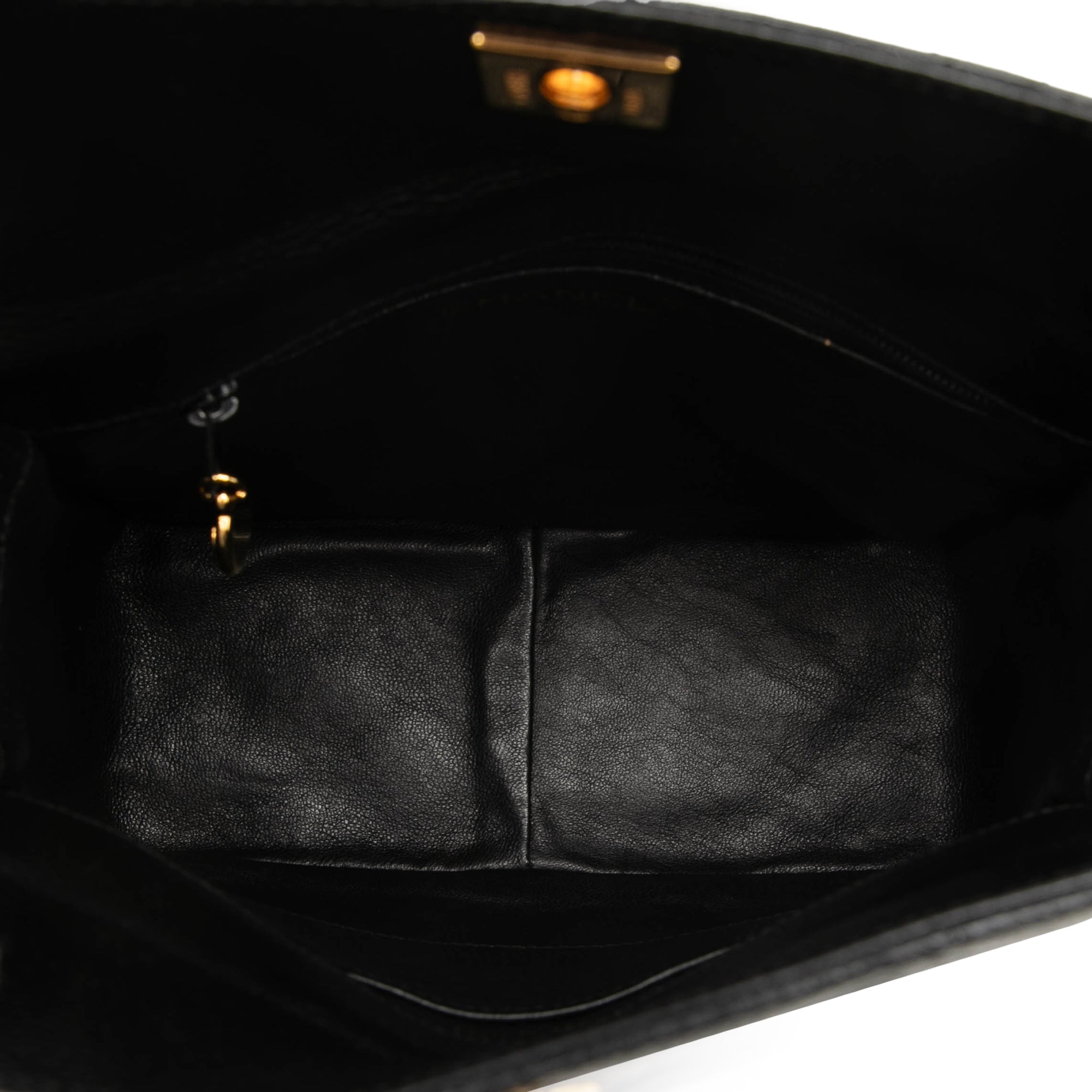 Chanel CC Quilted Caviar Carved Buckle Box Bag - image 4