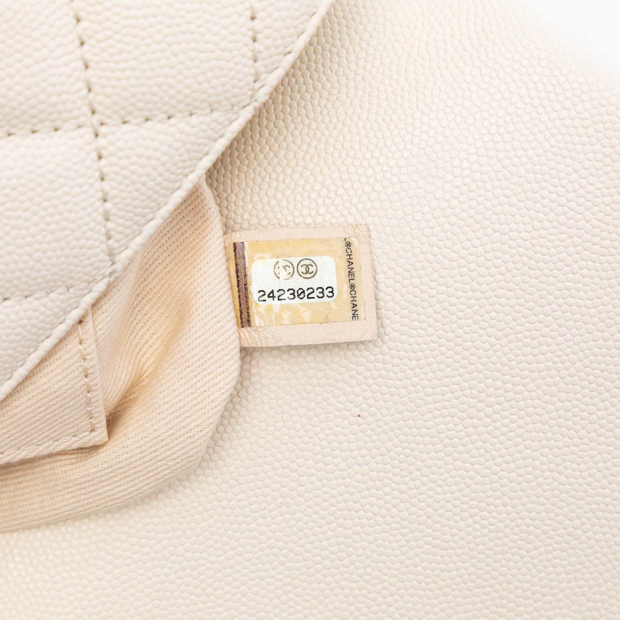 Chanel Small Quilted Caviar Coco Top Handle Bag - image 5