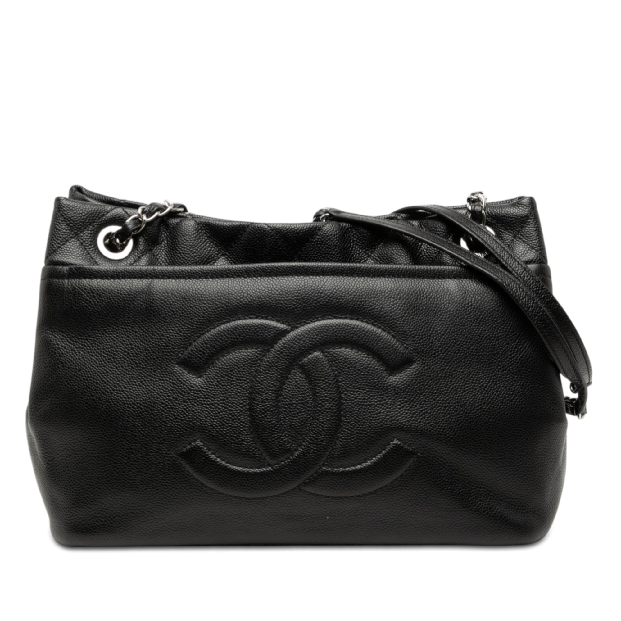 Chanel CC Caviar Timeless Soft Tote - image 1