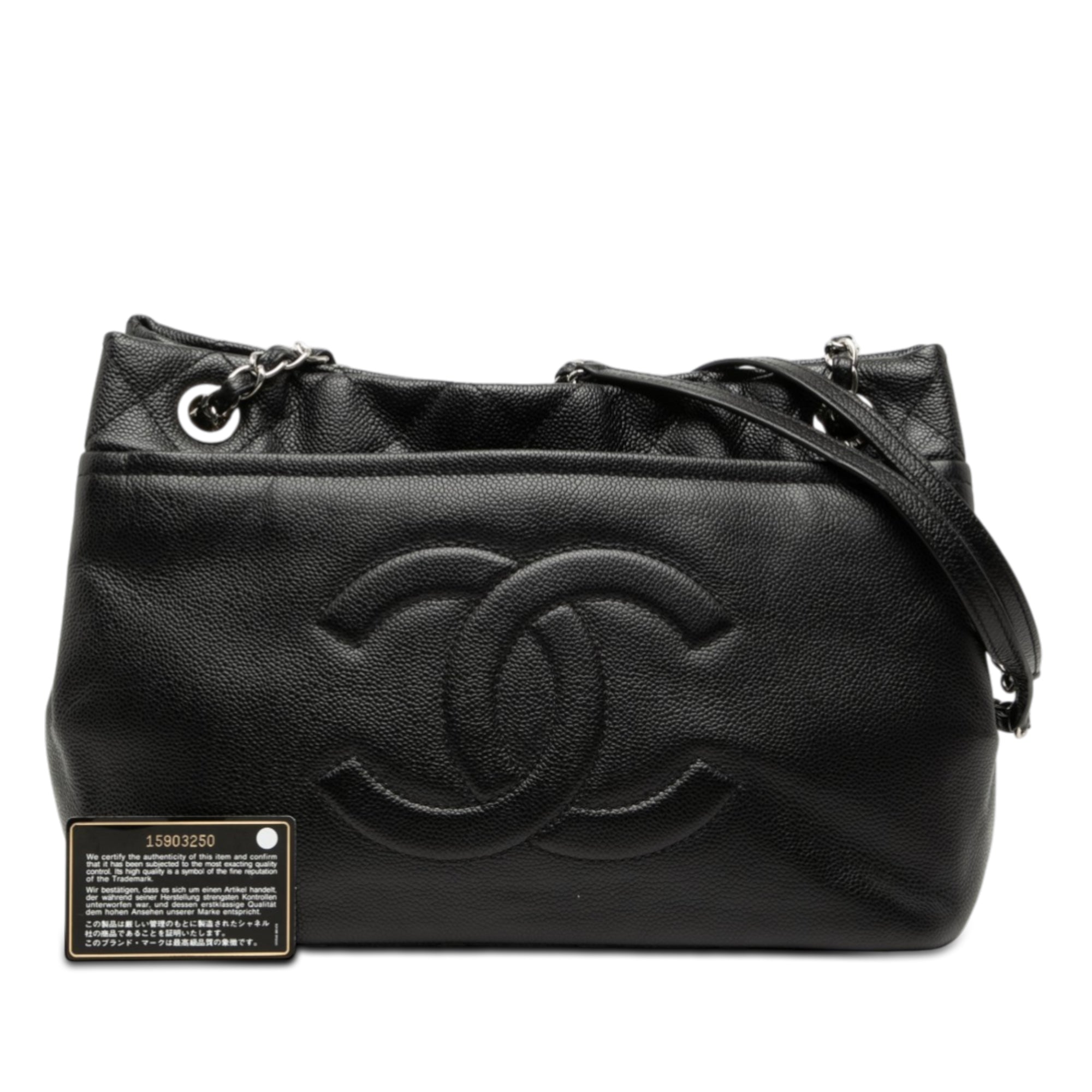 Chanel CC Caviar Timeless Soft Tote - image 8