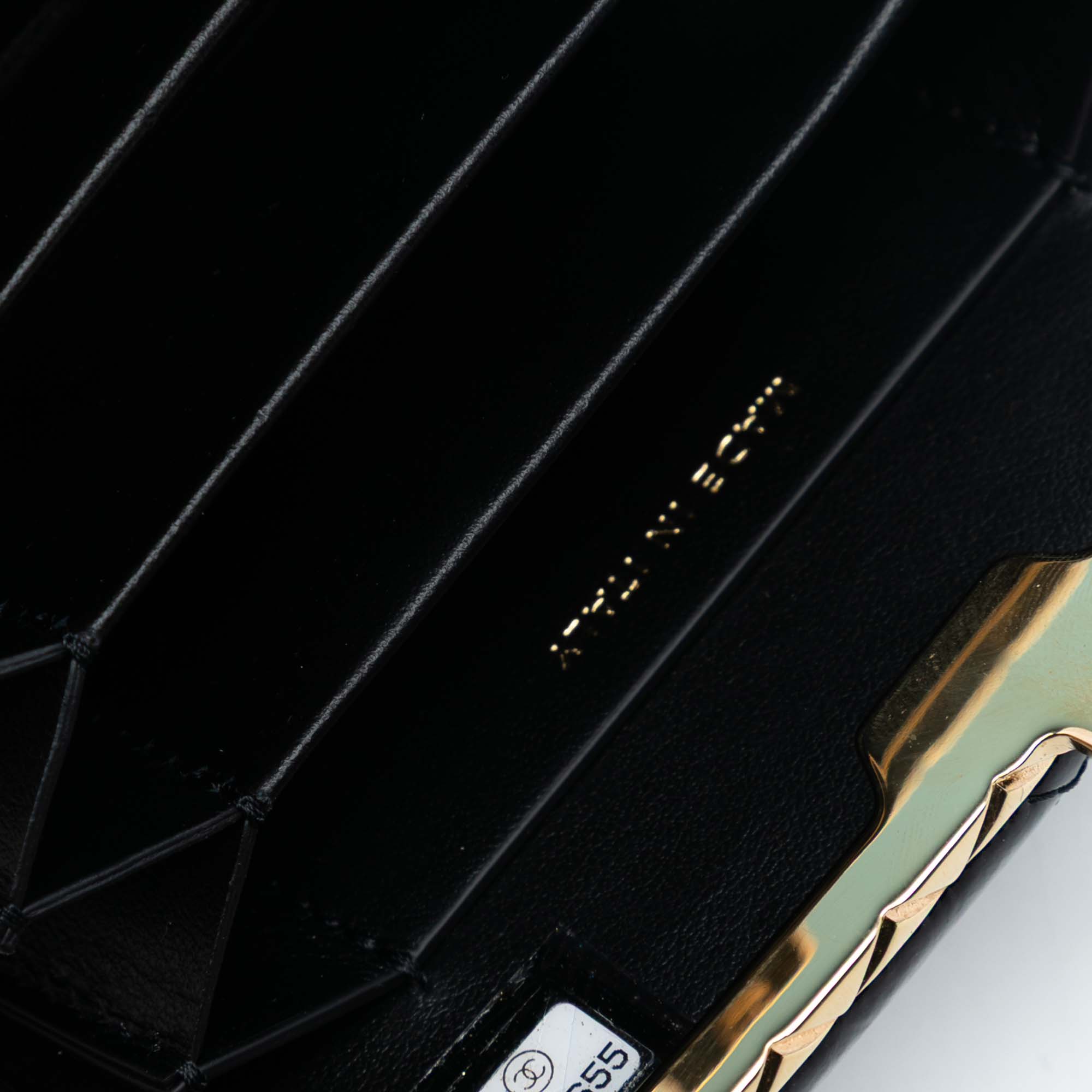 Chanel Small Glazed Goatskin Box With Chain - image 6