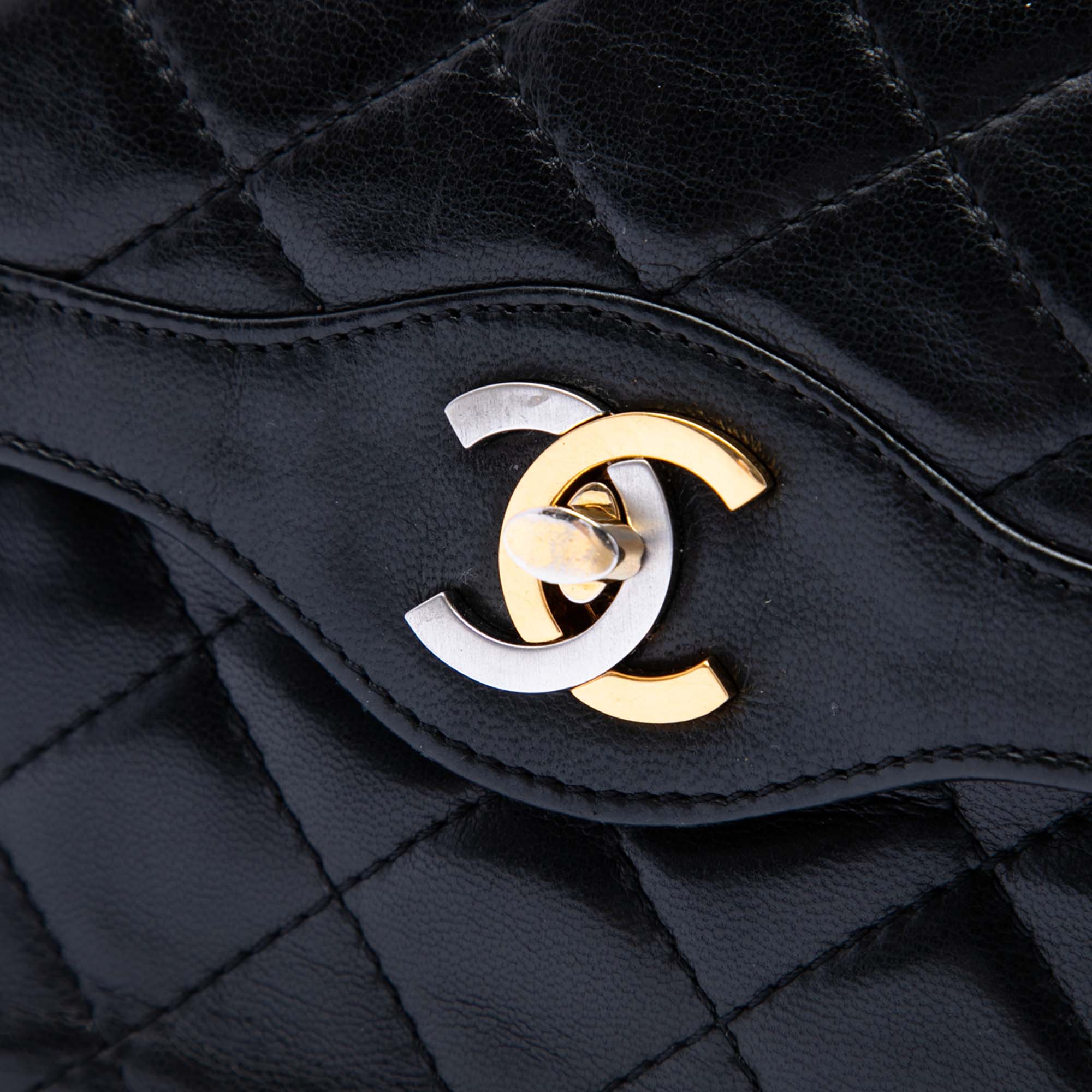 Chanel Limited Edition Paris Quilted Lambskin Double Flap - image 5