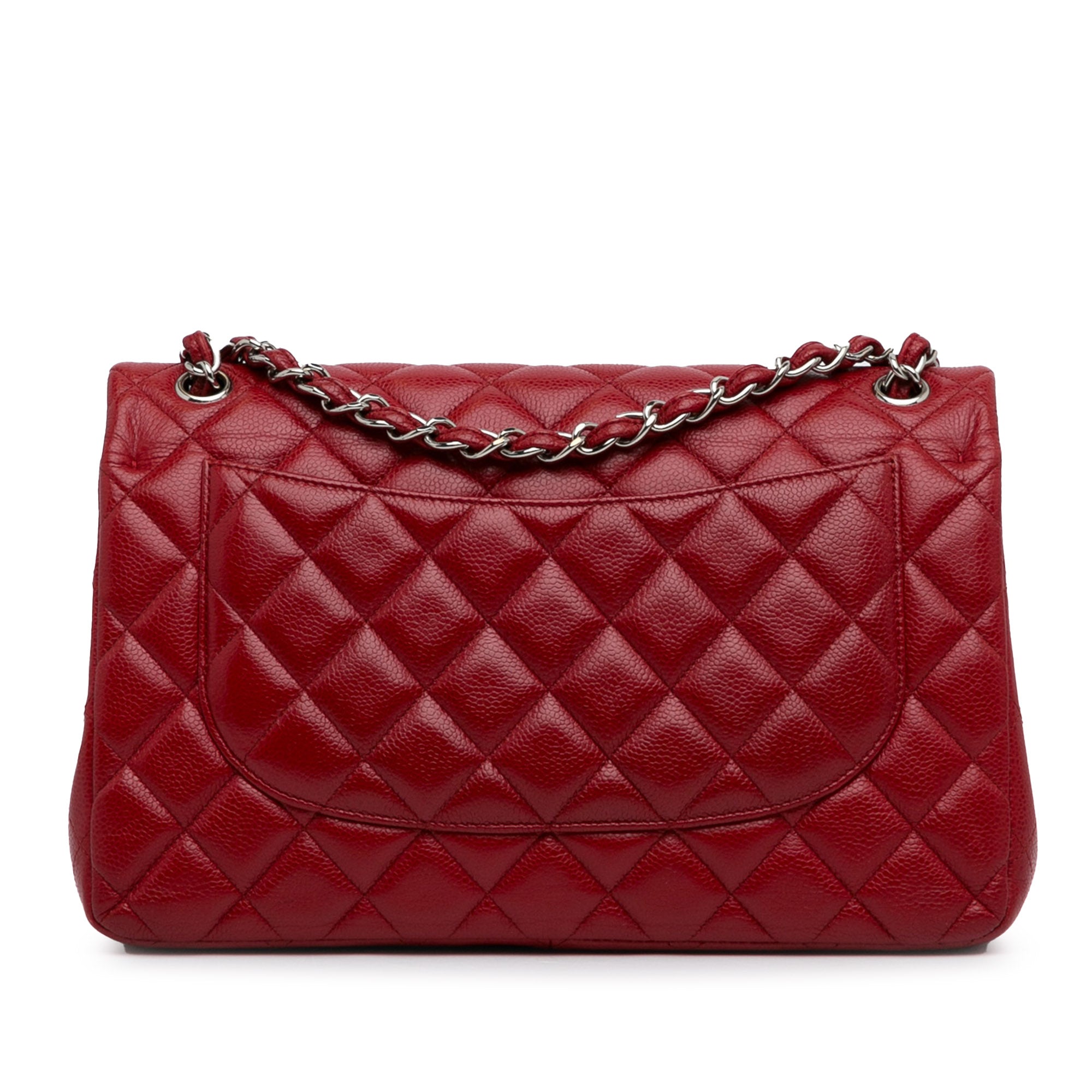 Chanel Jumbo Classic Caviar Double Flap - image 4