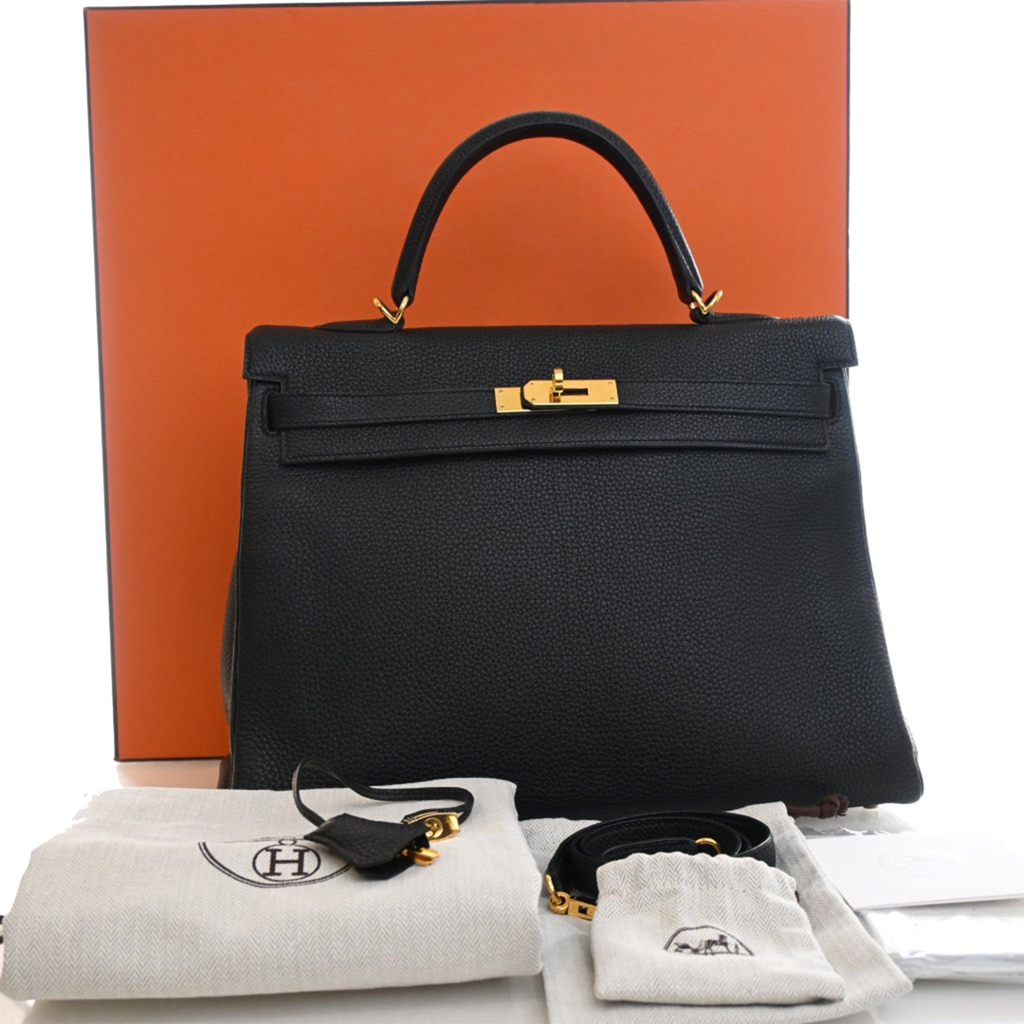 Hermès Togo Kelly II Retourne 35 - image 15