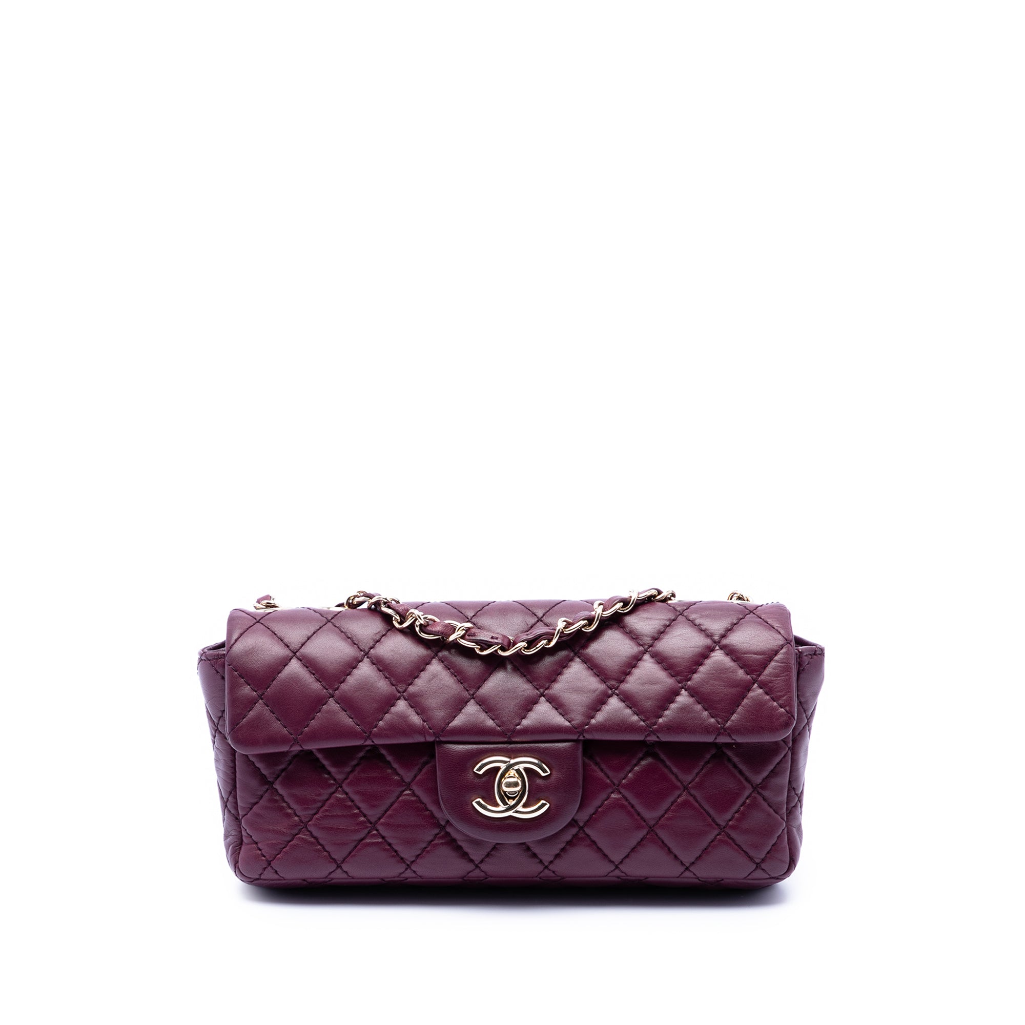 Chanel Classic Lambskin East West Single Flap - image 1