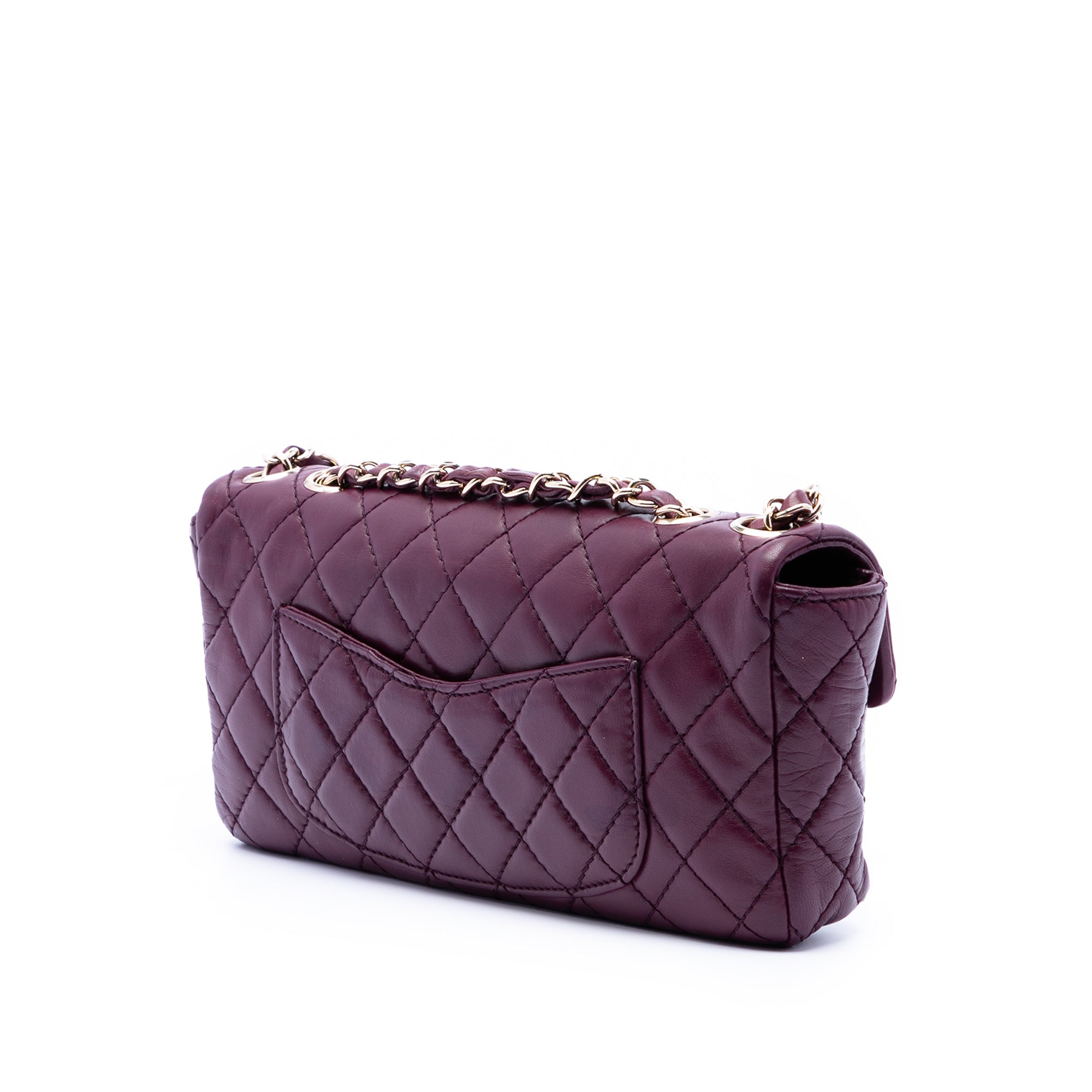 Chanel Classic Lambskin East West Single Flap - image 2