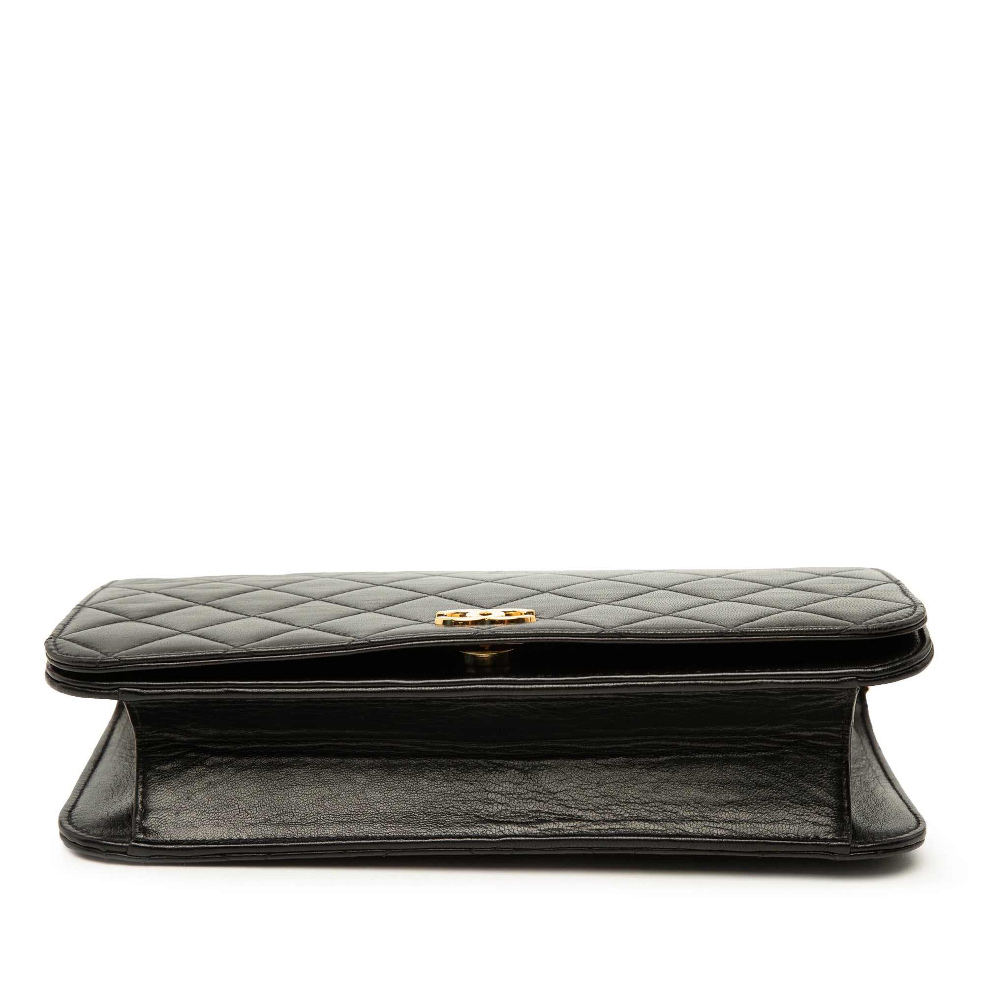 Chanel CC Quilted Lambskin Full Single Flap - image 3