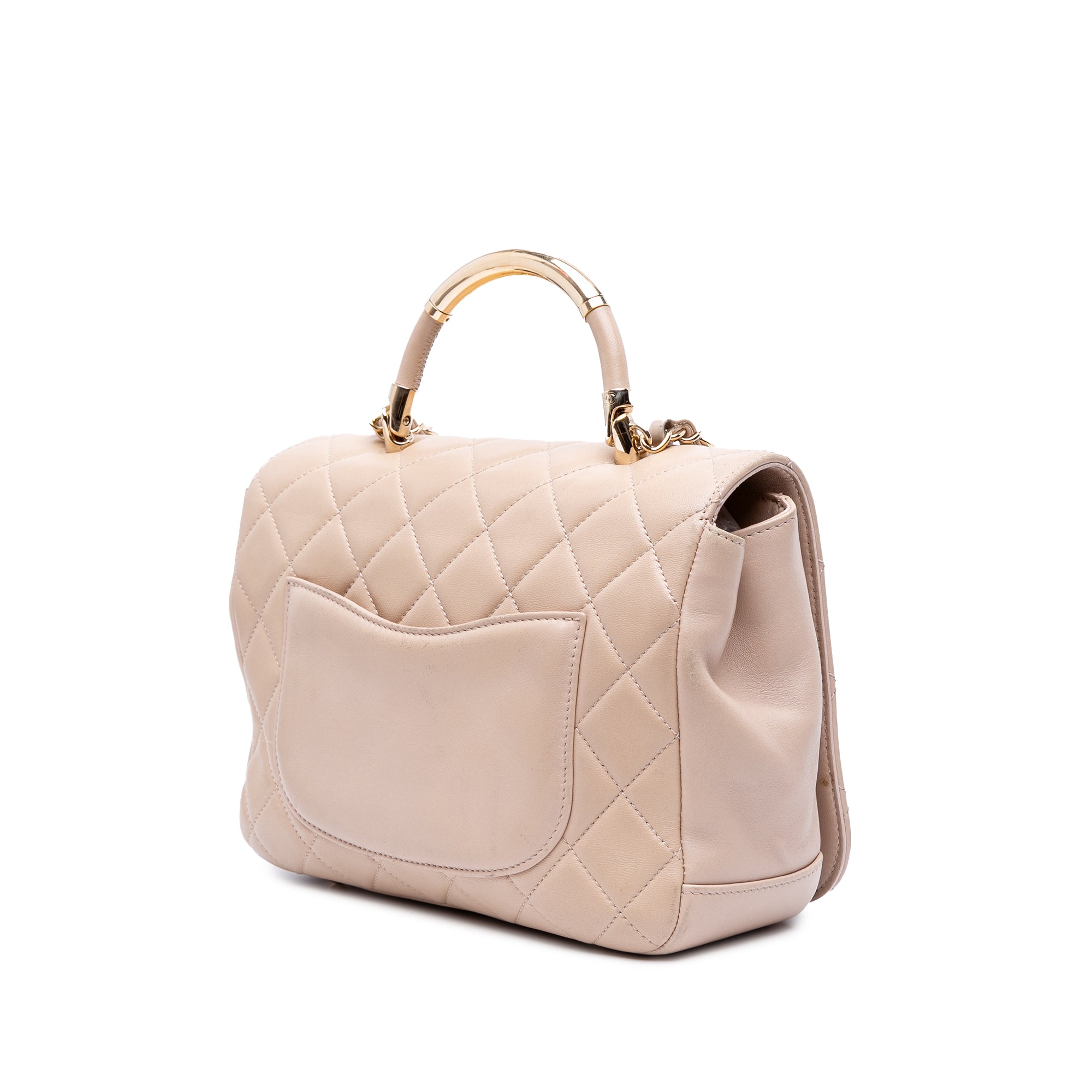 Chanel Medium Quilted Lambskin Carry Chic Flap - image 2