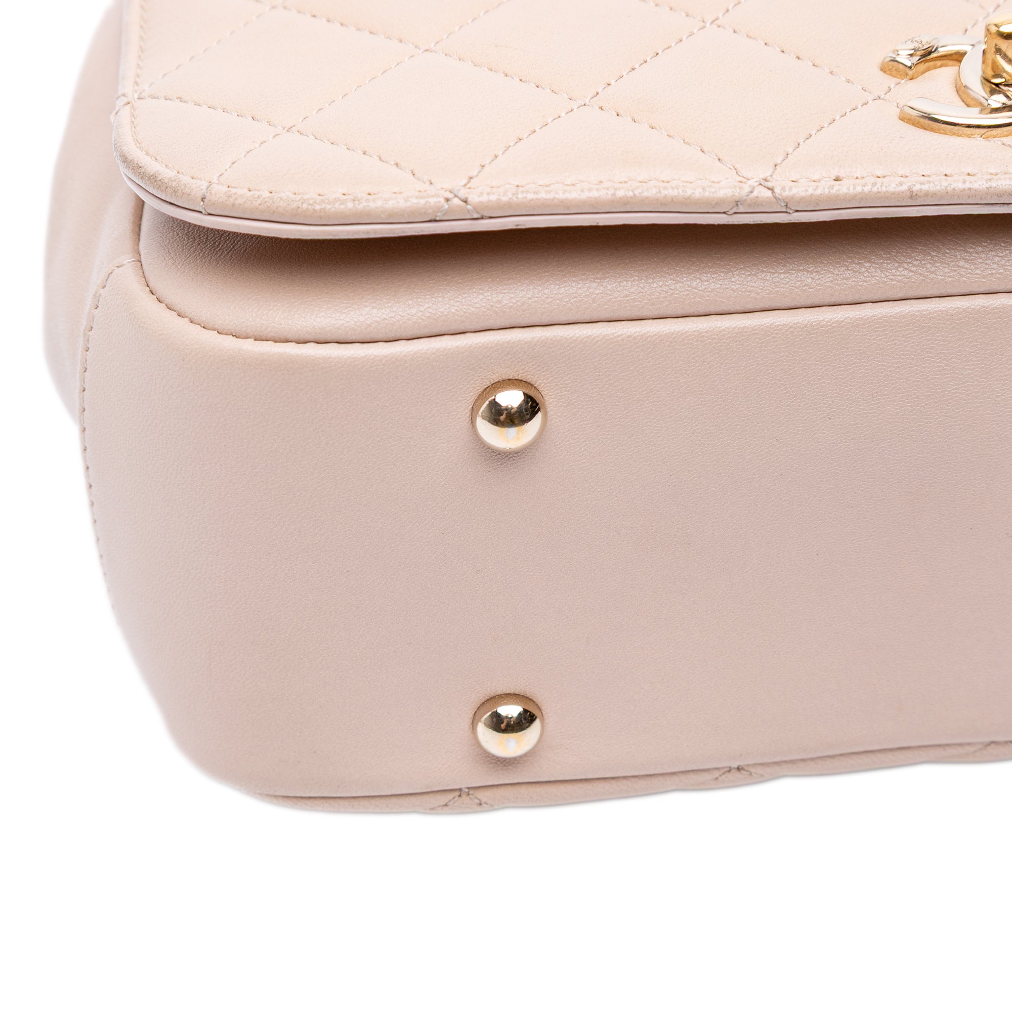 Chanel Medium Quilted Lambskin Carry Chic Flap - image 6