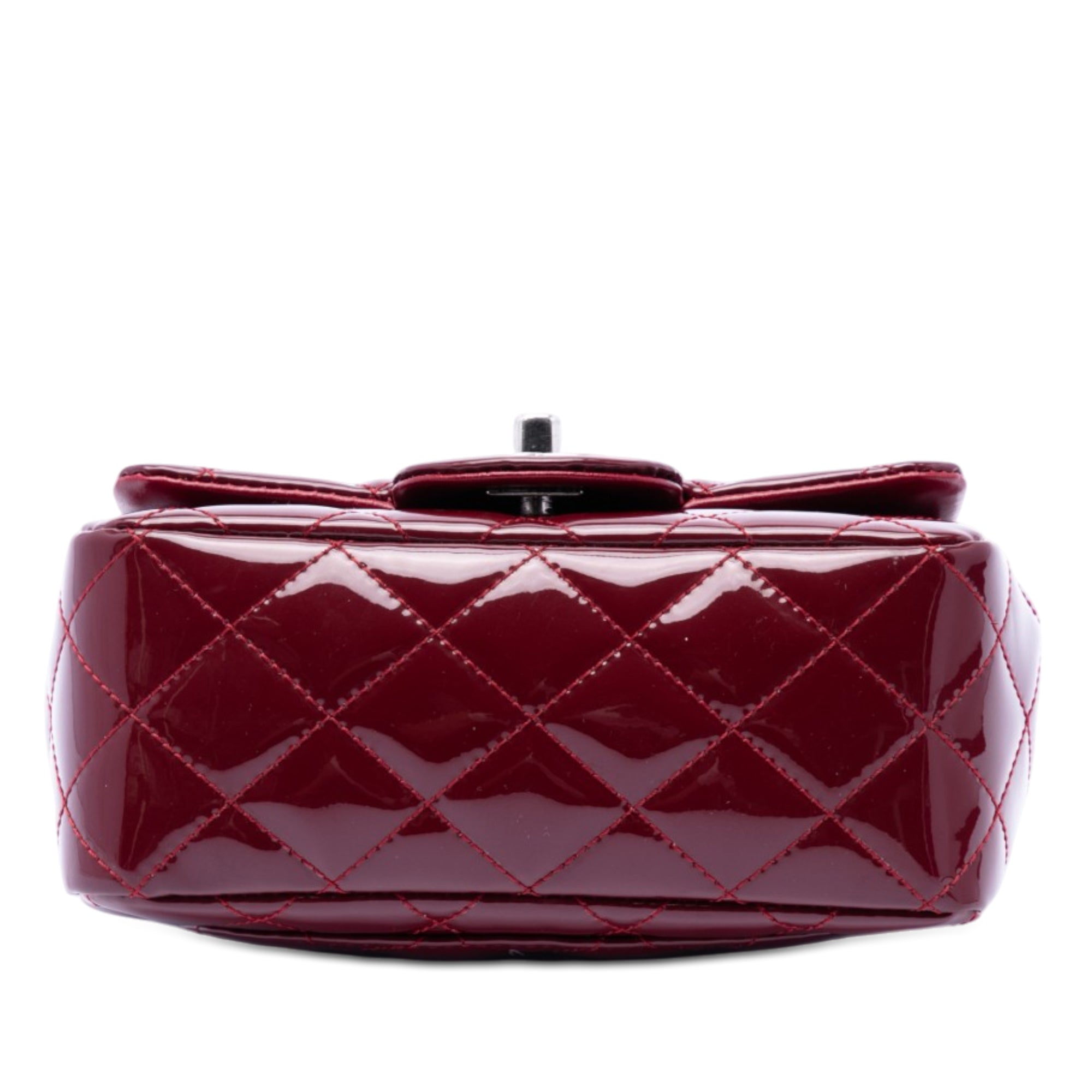 Chanel Mini Square Classic Patent Single Flap - image 3