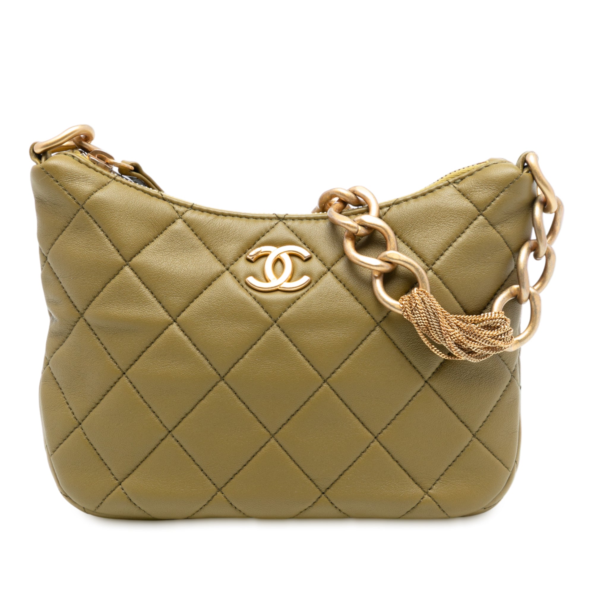 Chanel Paris Dakar Quilted Lambskin Mixed Chain Hobo - image 1