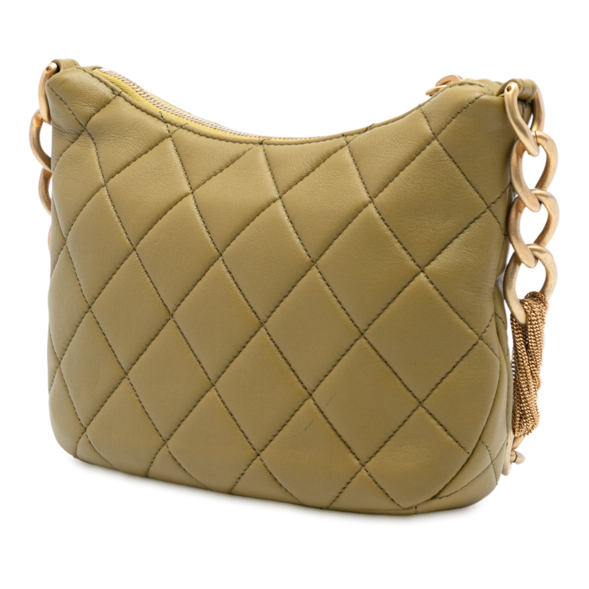 Chanel Paris Dakar Quilted Lambskin Mixed Chain Hobo - image 2