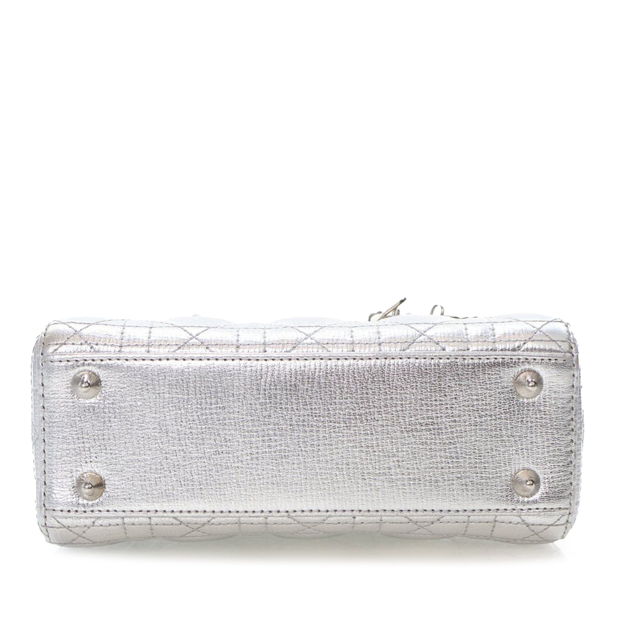 Dior Small Metallic Grained Calfskin Cannage My ABCDior Lady Dior - image 3