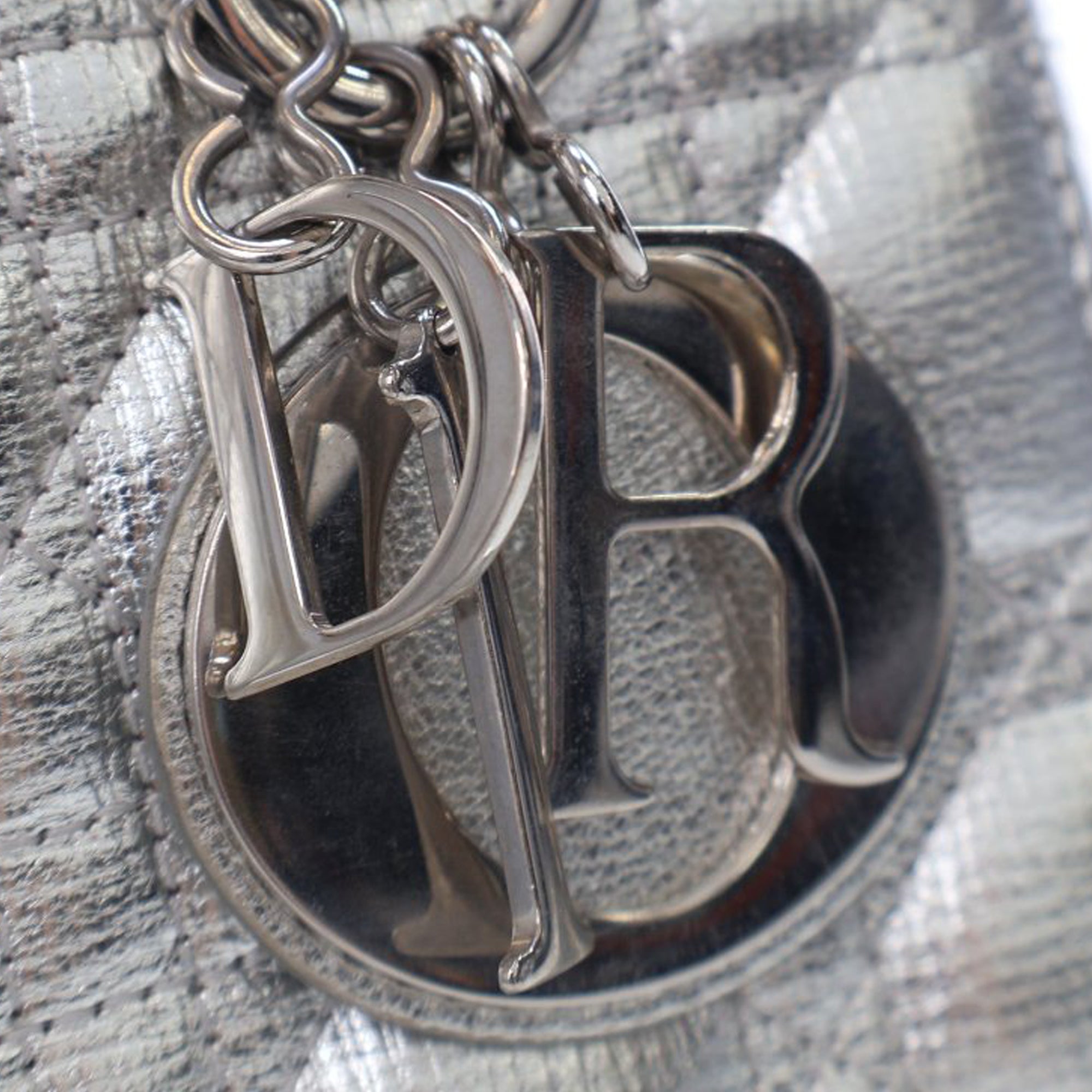 Dior Small Metallic Grained Calfskin Cannage My ABCDior Lady Dior - image 4