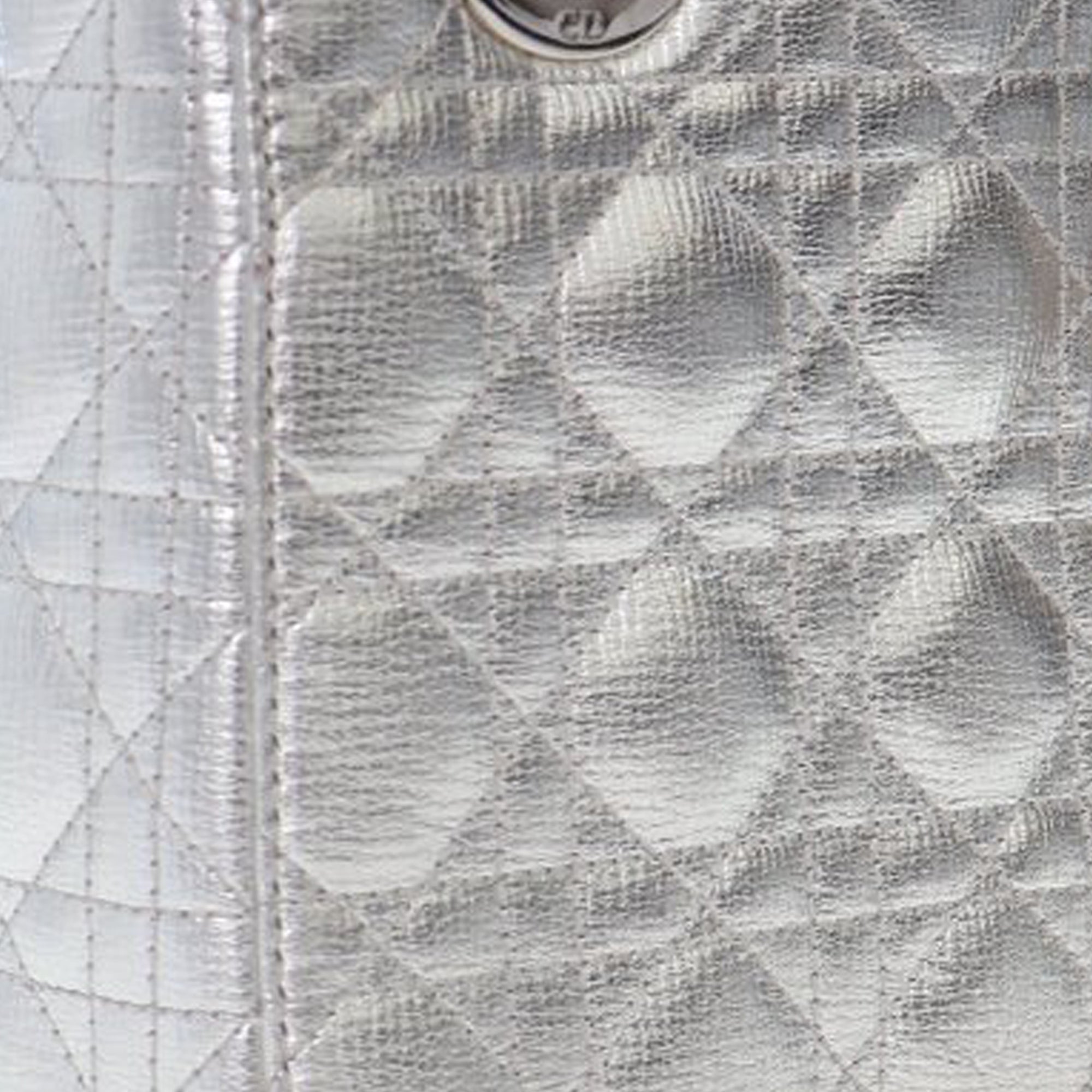 Dior Small Metallic Grained Calfskin Cannage My ABCDior Lady Dior - image 6