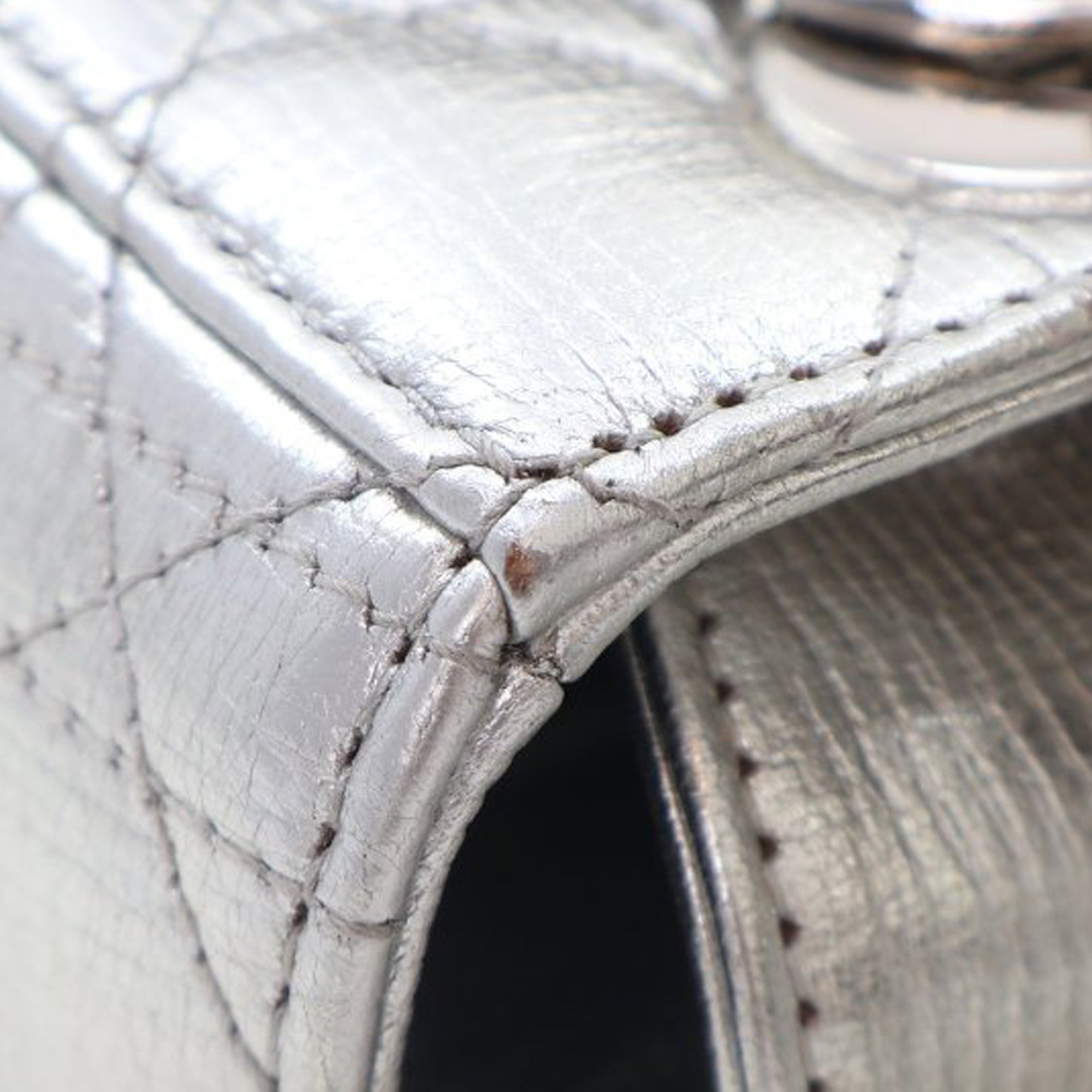 Dior Small Metallic Grained Calfskin Cannage My ABCDior Lady Dior - image 8