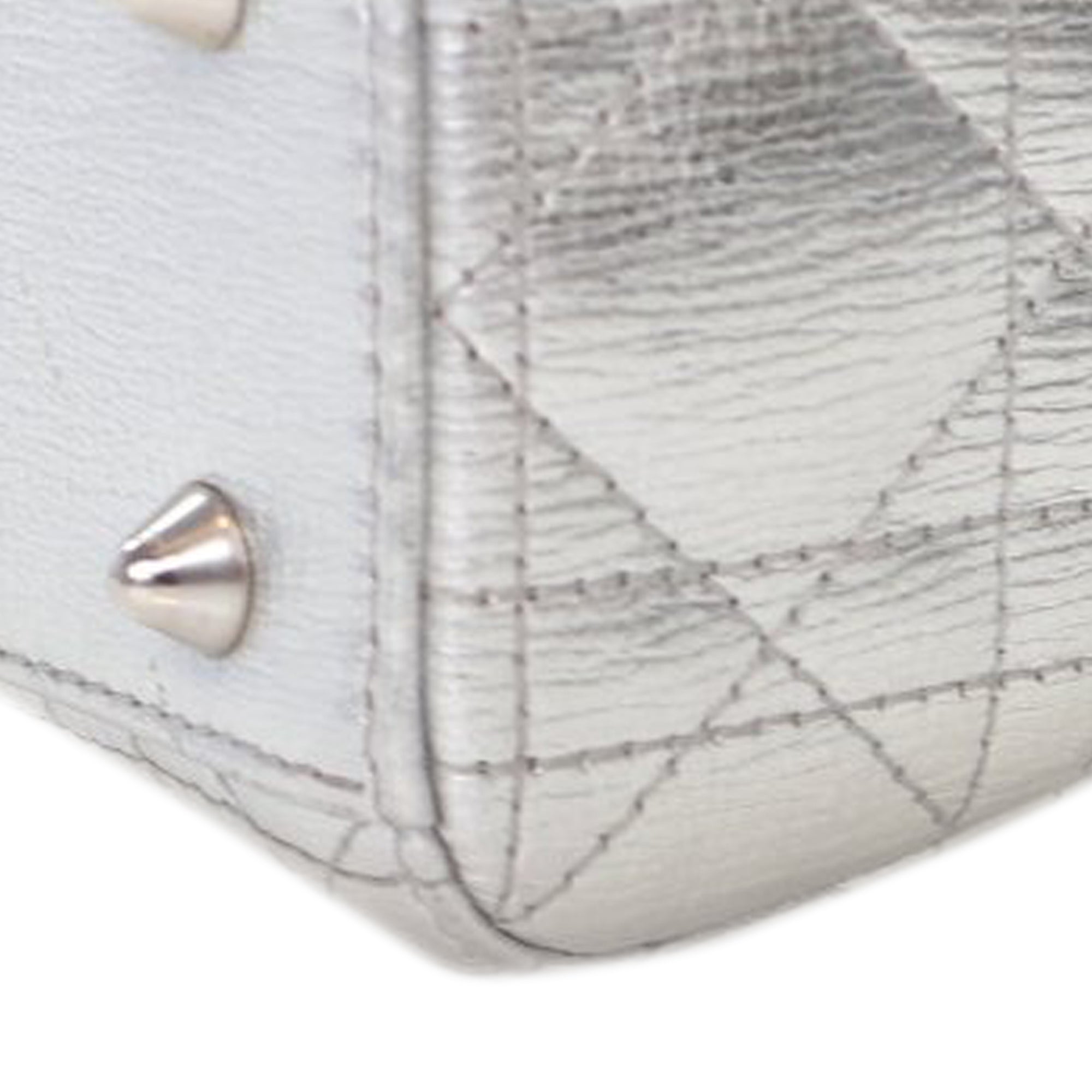 Dior Small Metallic Grained Calfskin Cannage My ABCDior Lady Dior - image 9