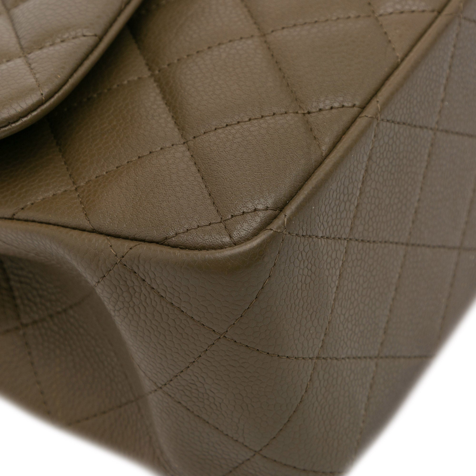 Chanel Jumbo Classic Caviar Double Flap - image 10