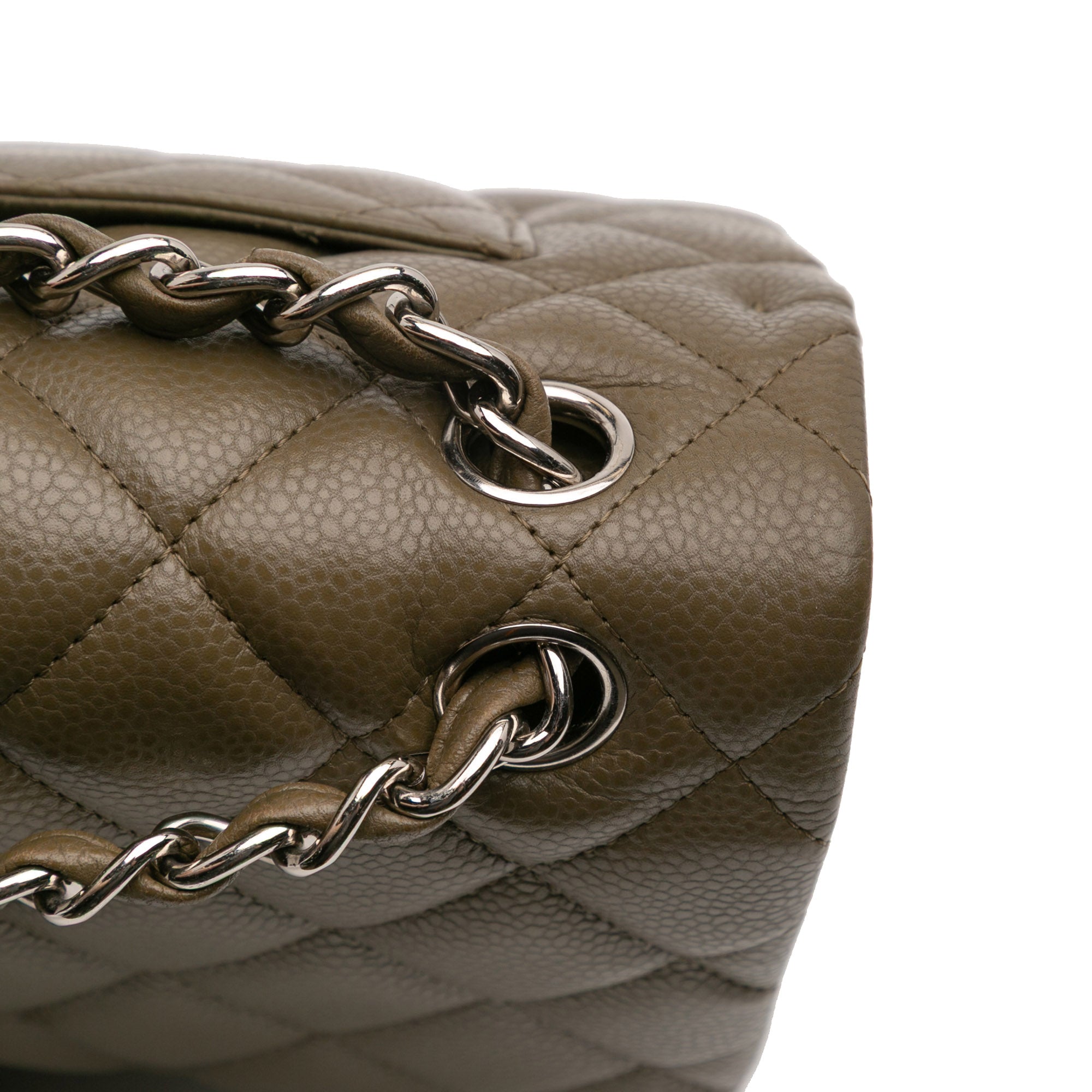 Chanel Jumbo Classic Caviar Double Flap - image 11