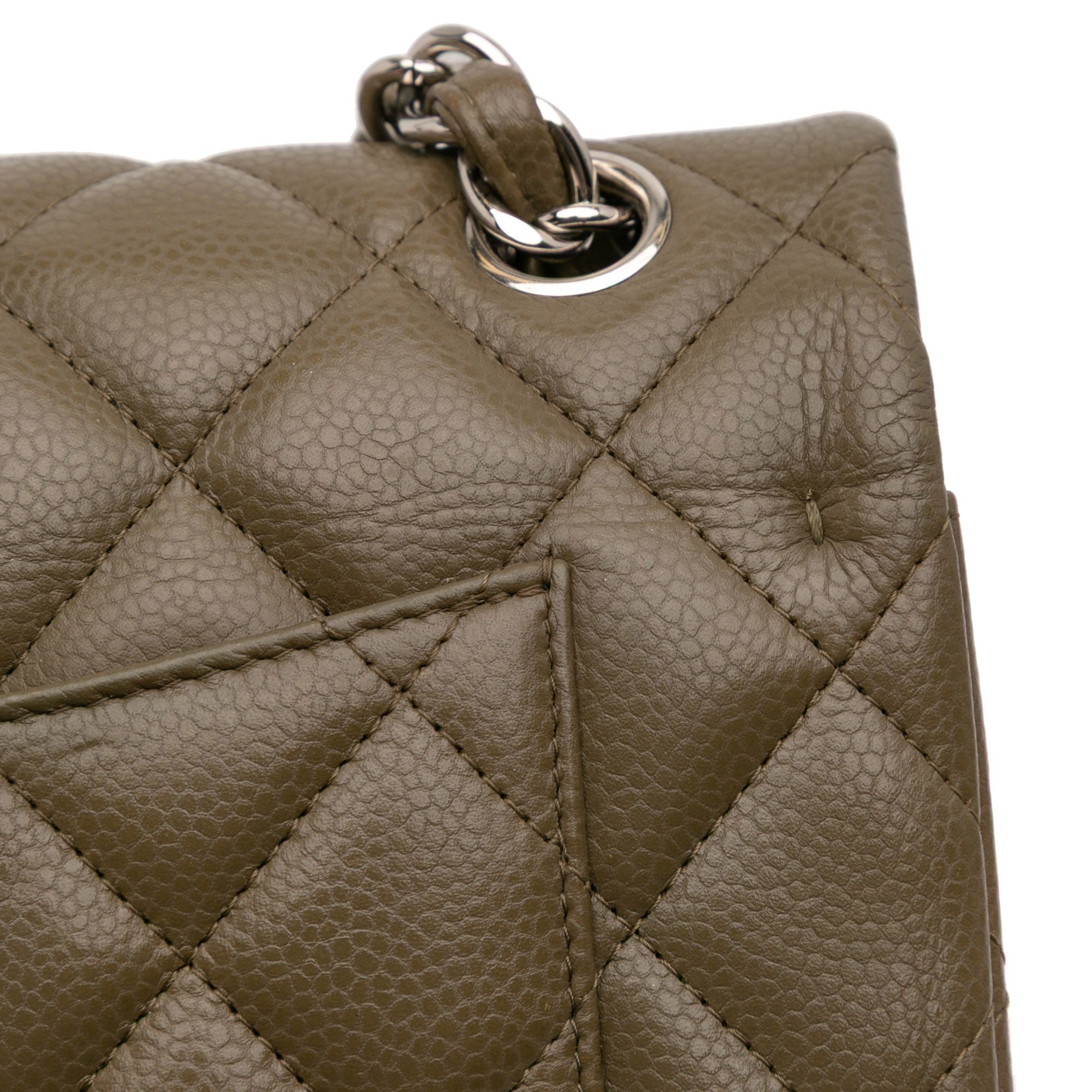 Chanel Jumbo Classic Caviar Double Flap - image 12