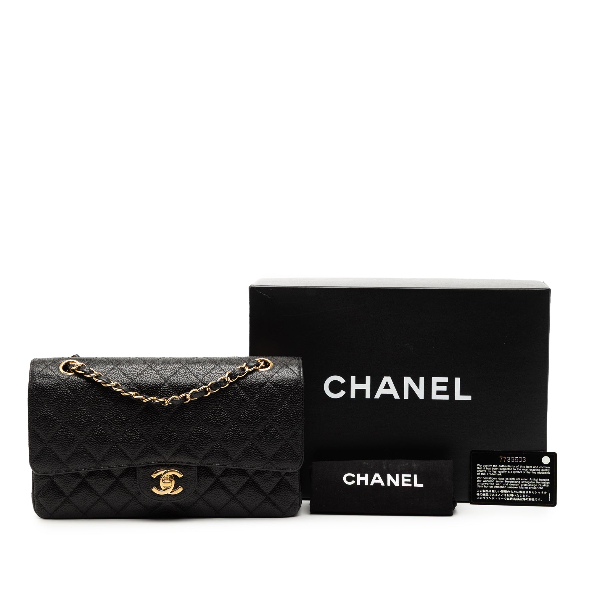 Chanel Medium Classic Caviar Double Flap - image 8