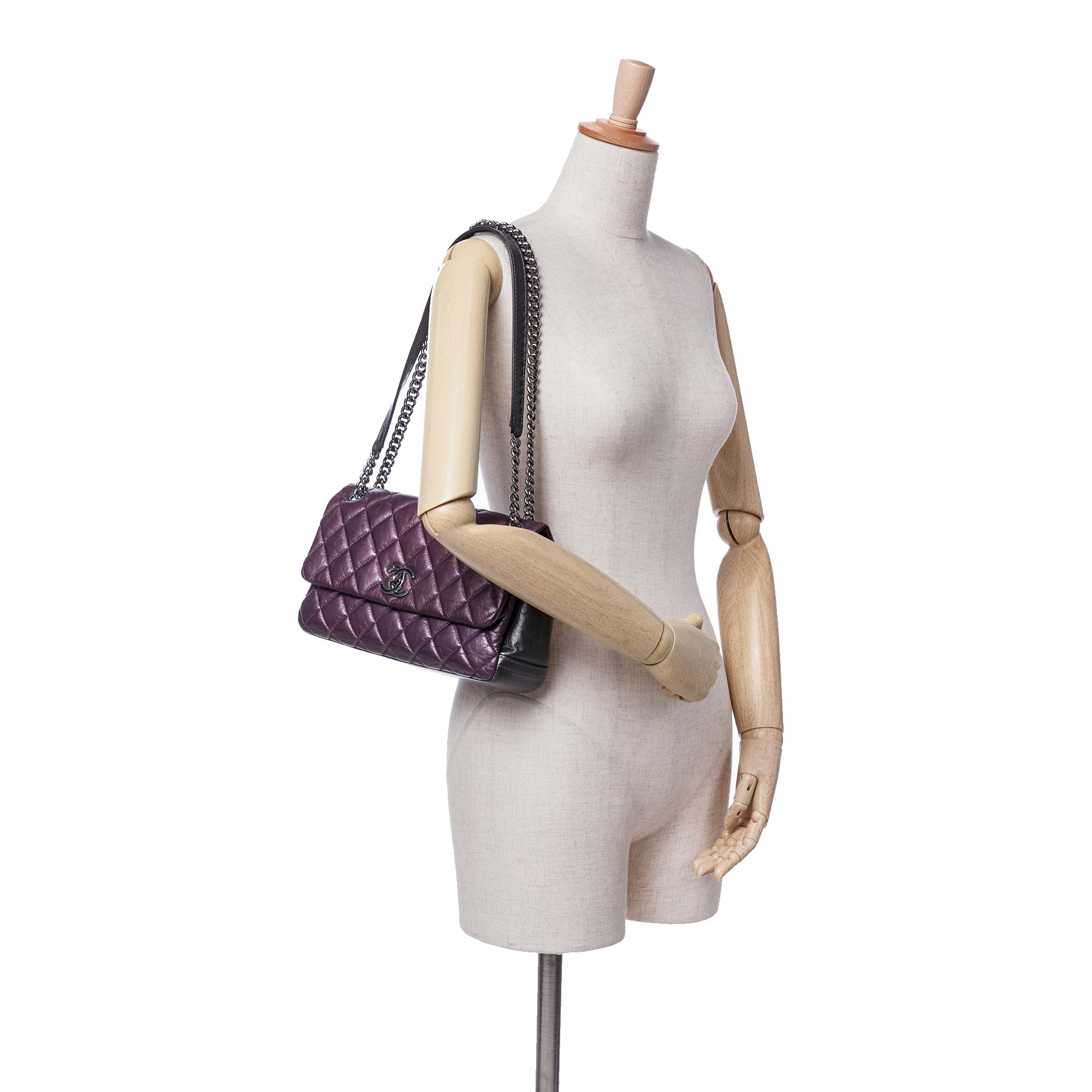 Chanel Aged Calfskin Lady Pearly Flap - image 13