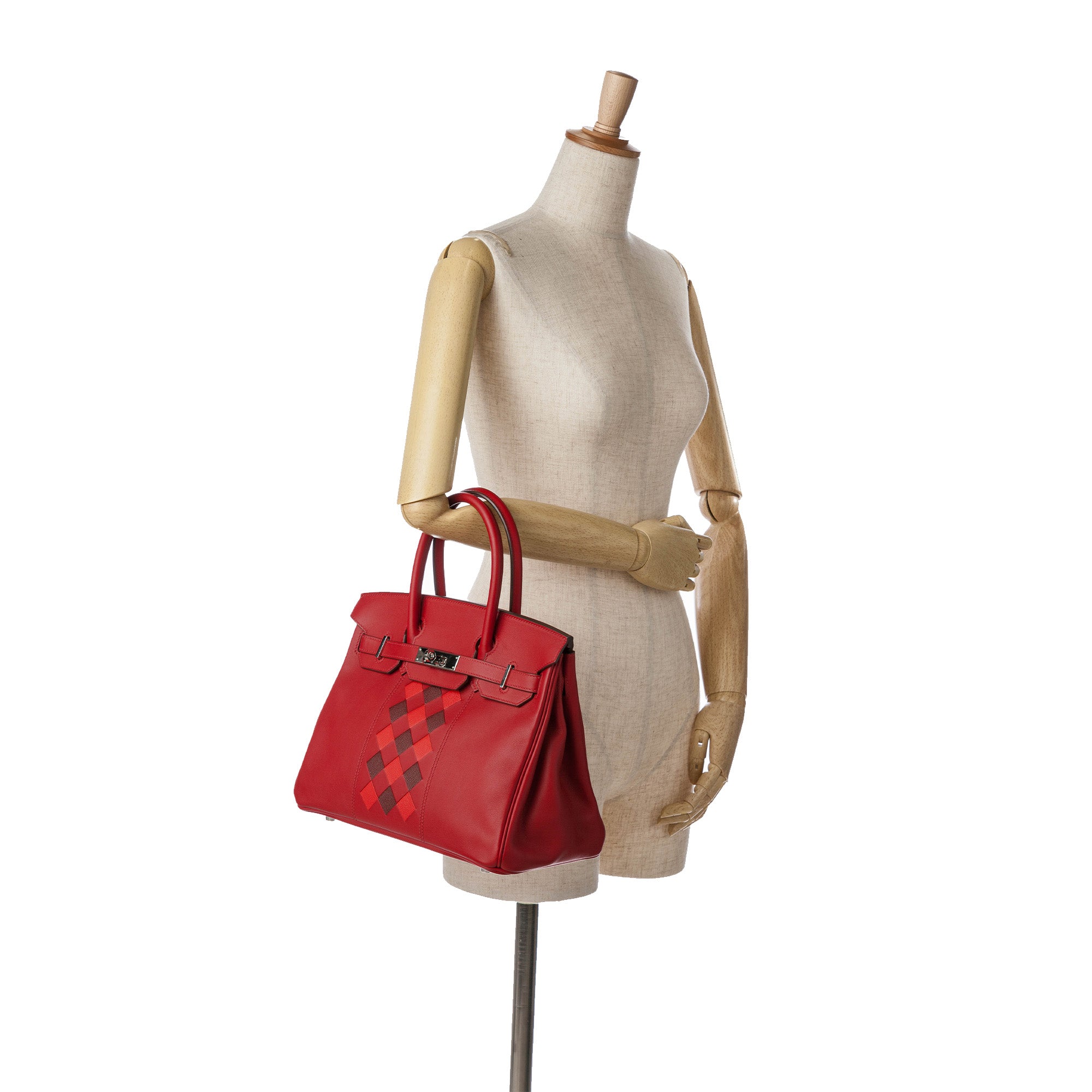 Hermès Swift Birkin Tressage de Cuir 30 - image 10