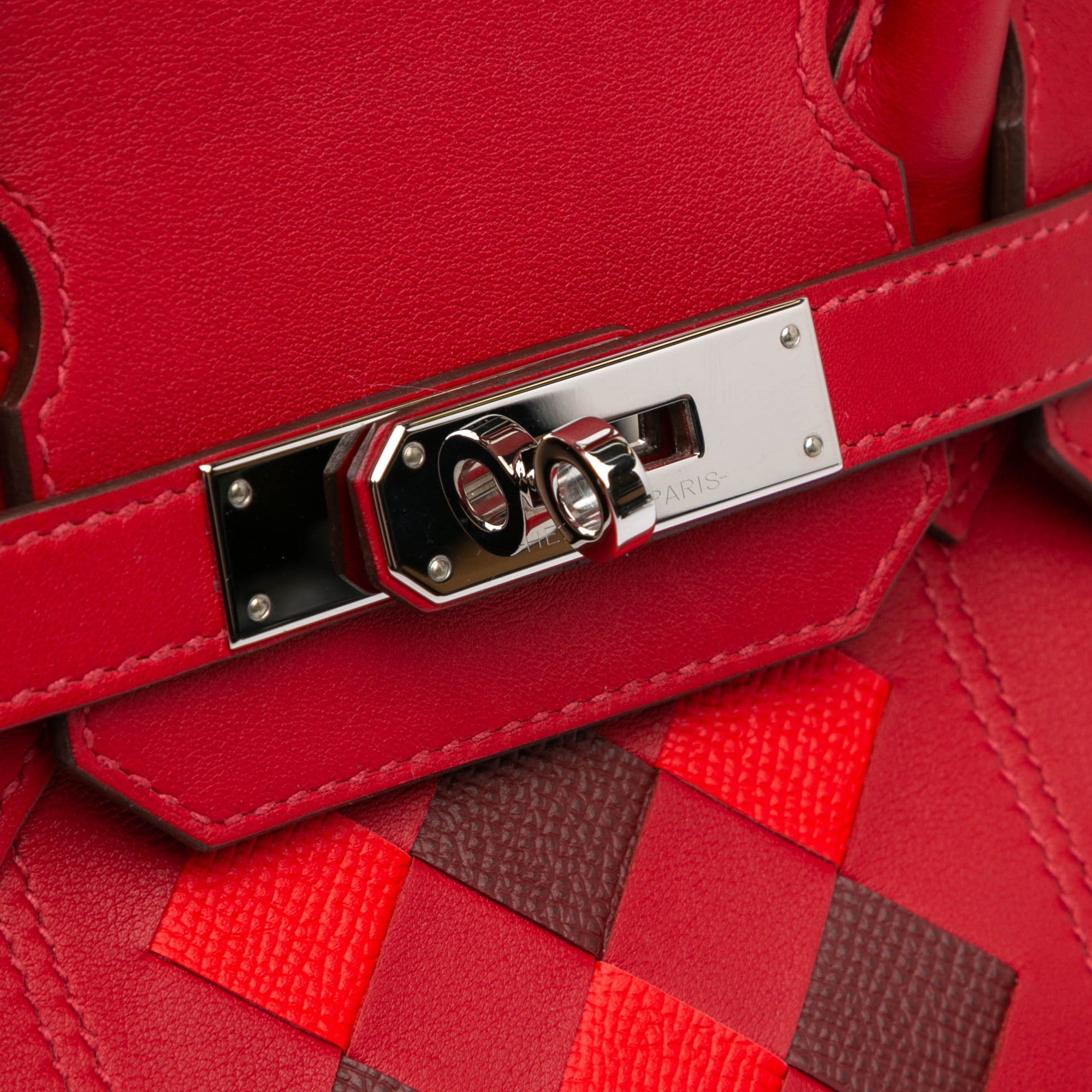 Hermès Swift Birkin Tressage de Cuir 30 - image 7